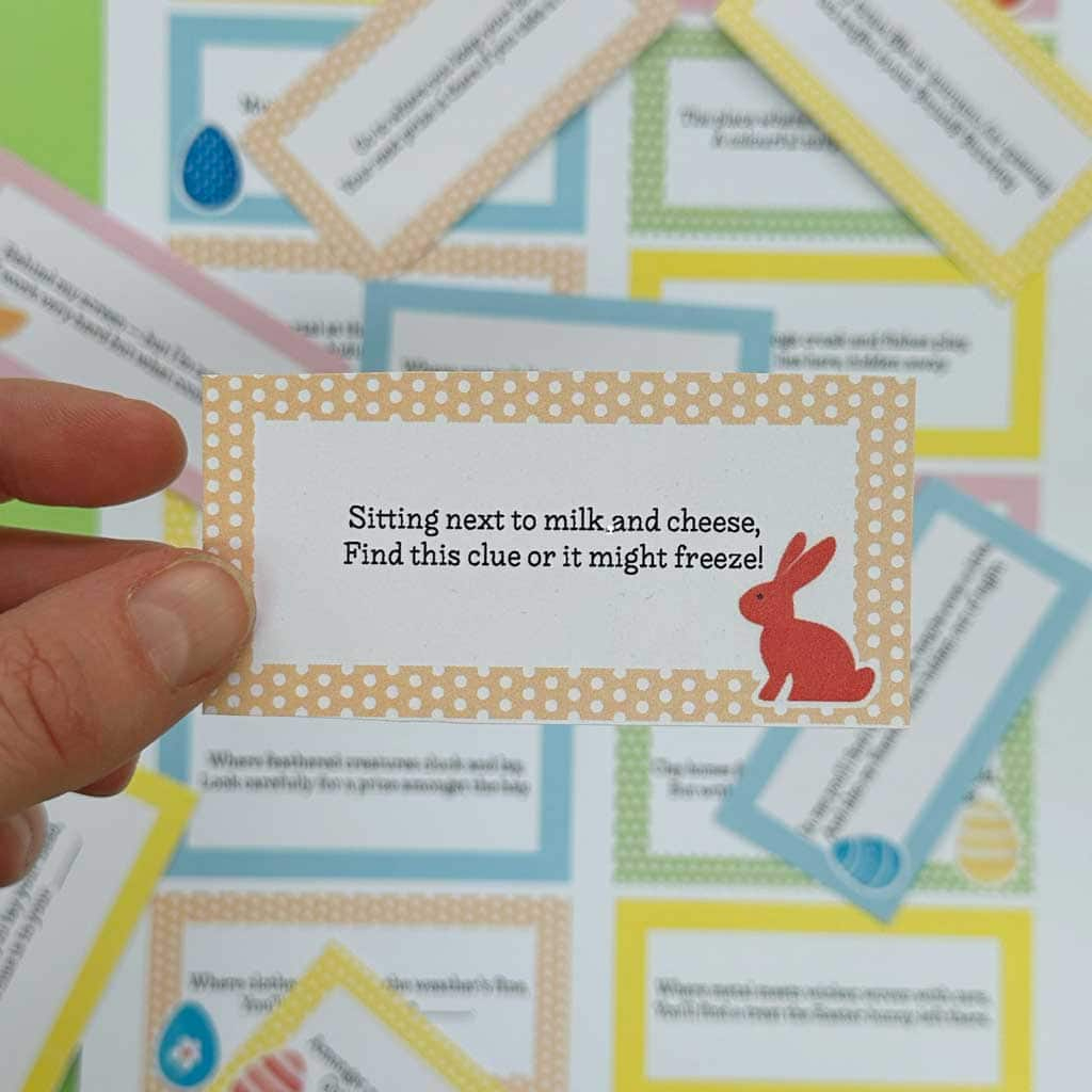24 Printable Easter Egg Hunt Clues For Older Children for Free Easter Egg Hunt Printables