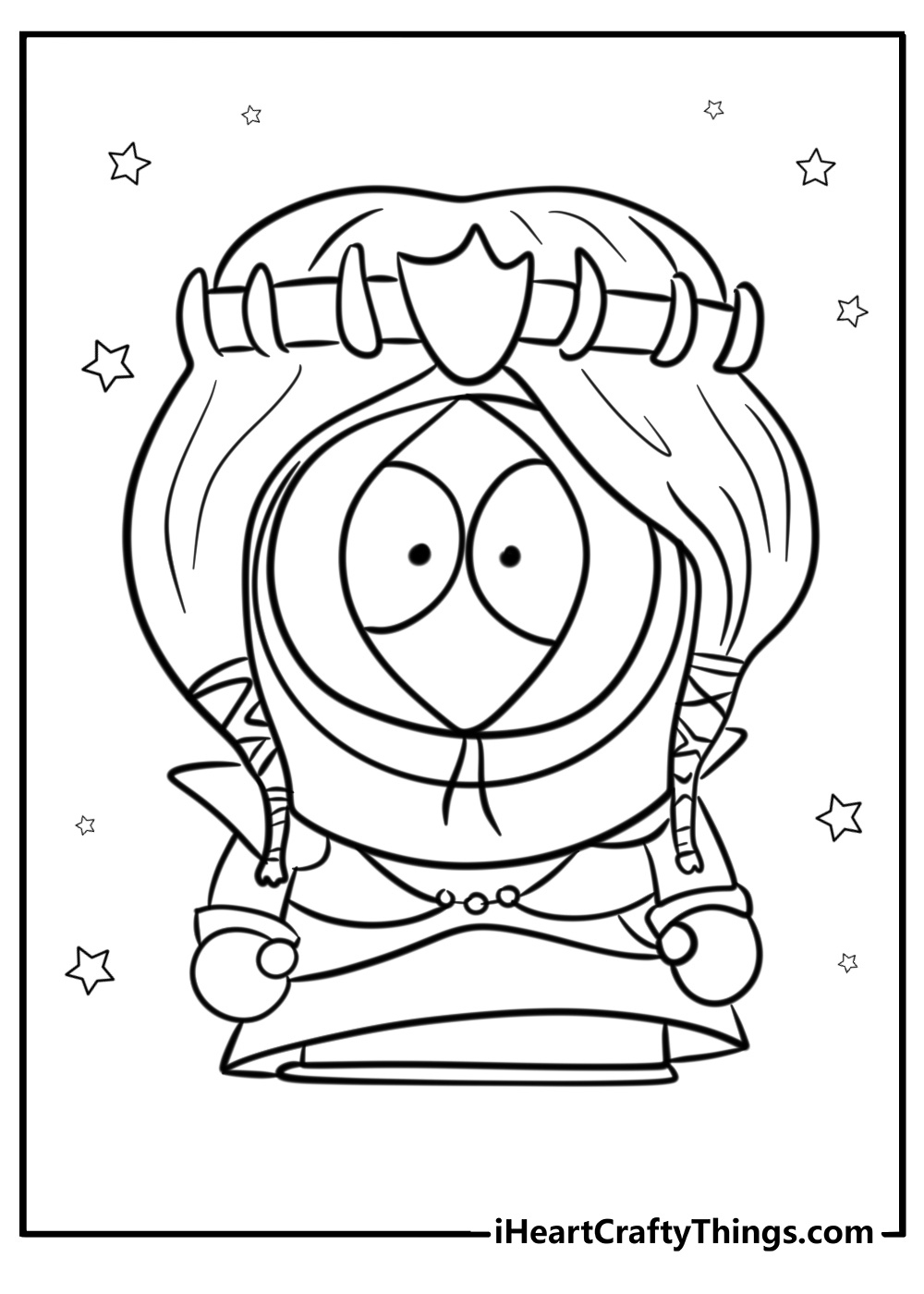 25 New South Park Coloring Pages (100% Free To Print) with Kenny South Park Printable