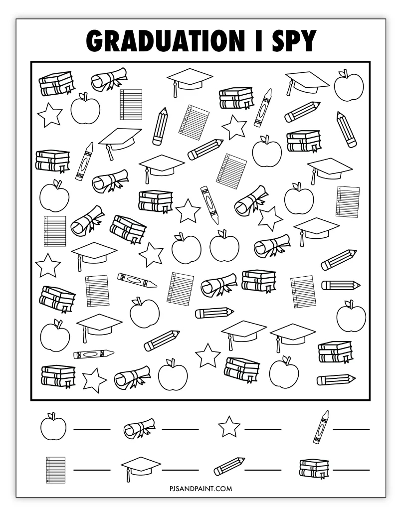 28 Free Printable I Spy Games - Pjs And Paint throughout Free Printable I Spy Games
