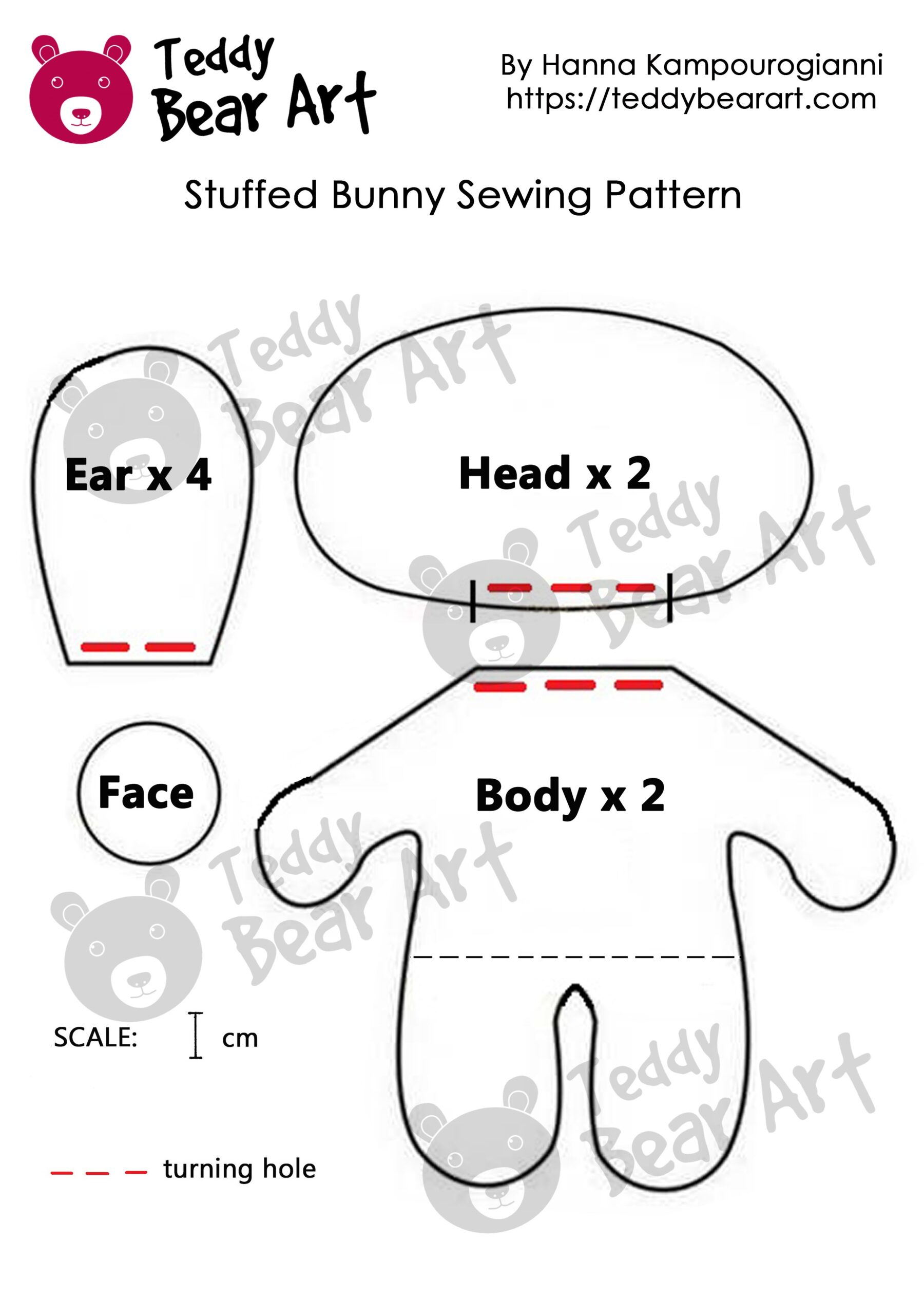 3 Free Stuffed Bunny Sewing Patterns Ideas For Easter Crafts pertaining to Printable Stuffed Bunny Pattern Free