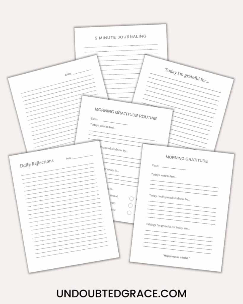 30+ Gorgeous Printable Journal Pages For Planners And Bullet intended for Free Printable Journal Pages For Adults