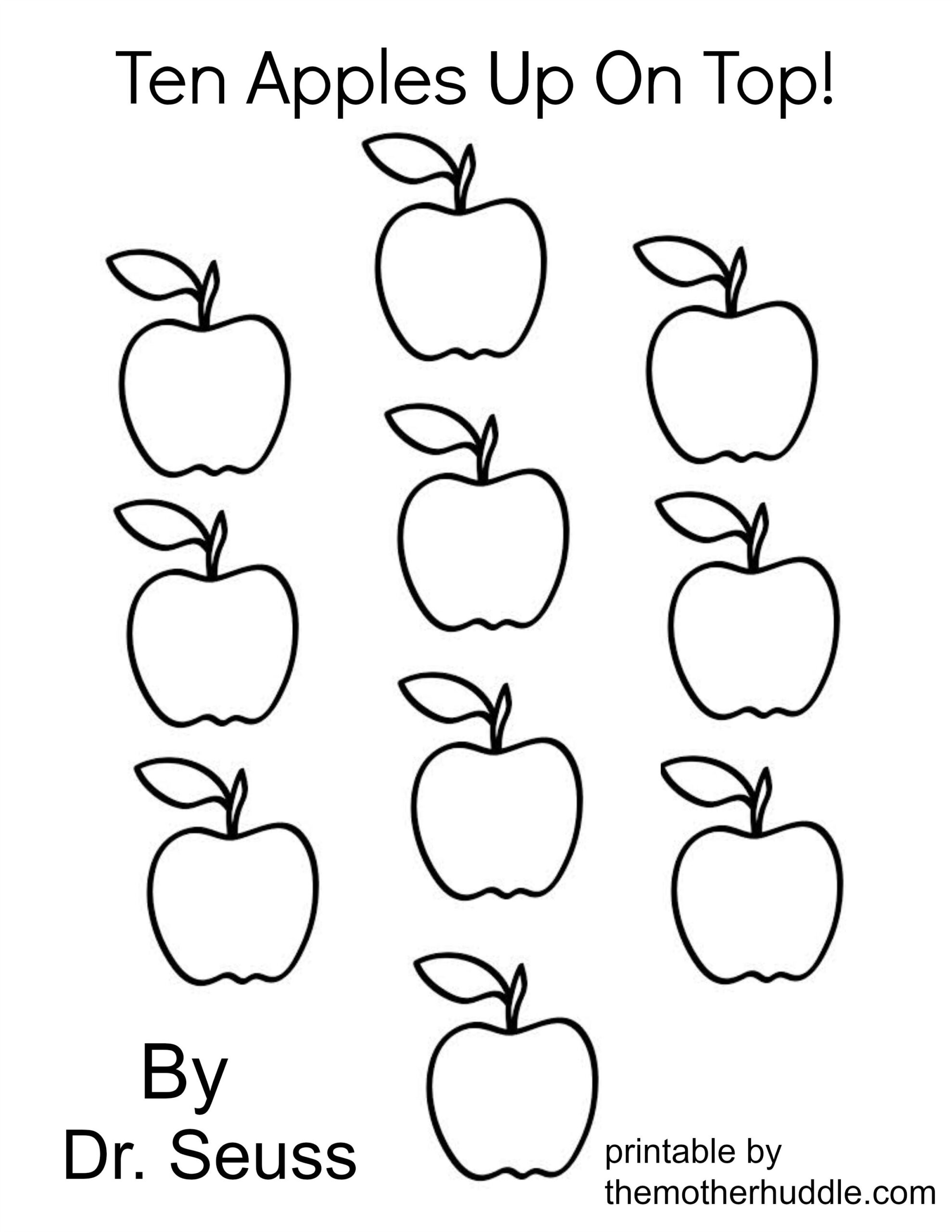 30 Ideas De Ten Apples Up On Top. Dr. Seuss | Educacion, Thing 1 inside 10 Apples Up on Top Free Printables
