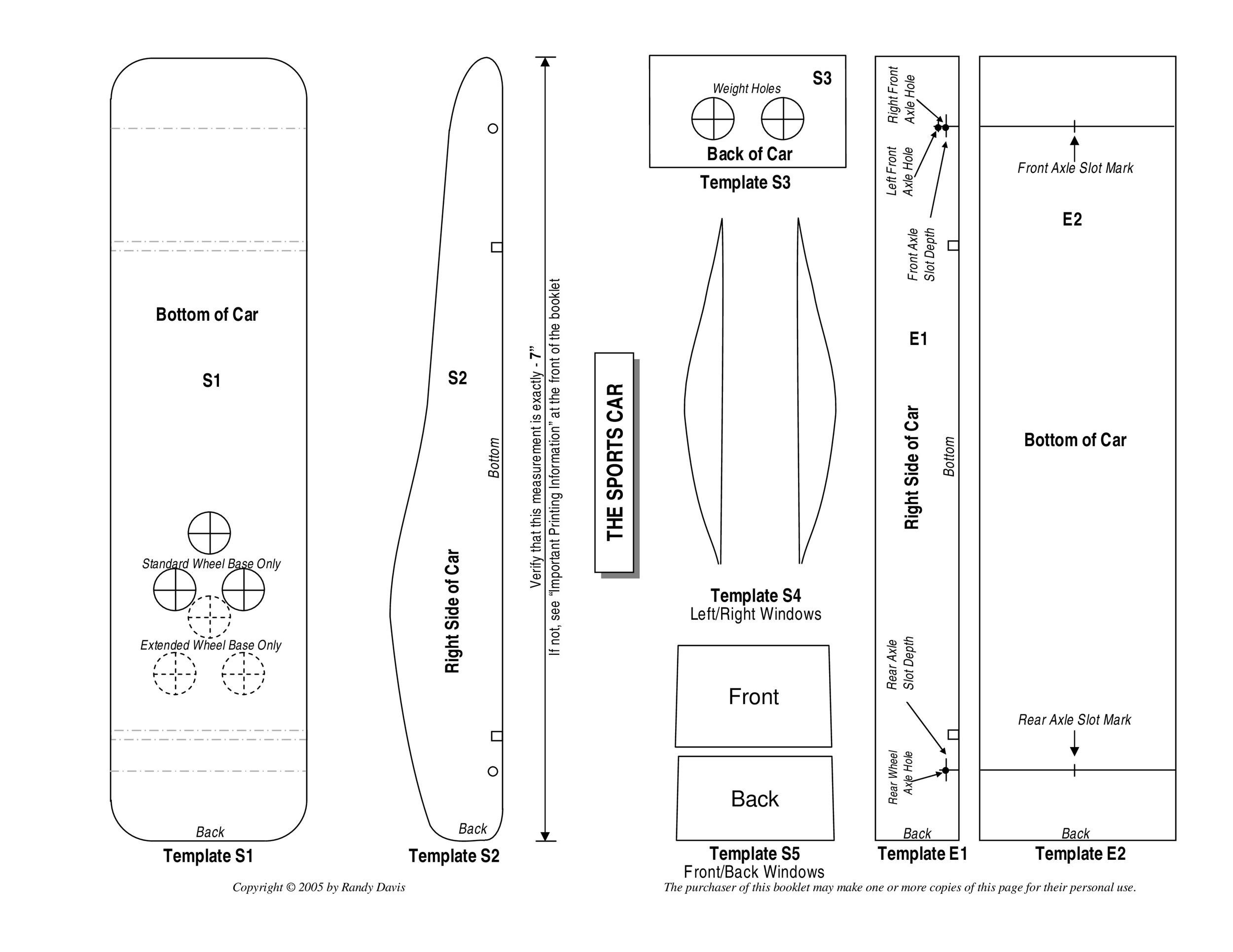 39 Awesome Pinewood Derby Car Designs &amp;amp; Templates ᐅ Templatelab regarding Pinewood Derby Car Templates Printable Free