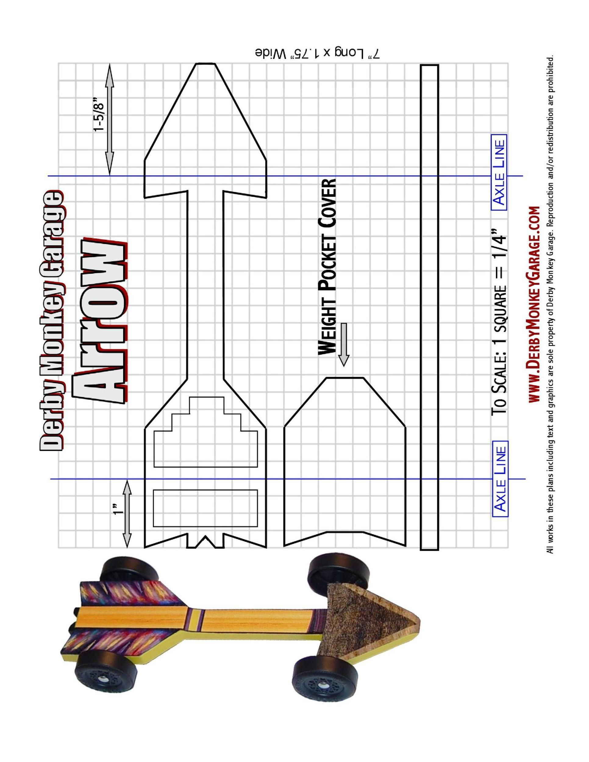 39 Awesome Pinewood Derby Car Designs &amp;amp; Templates ᐅ Templatelab with Free Printable Pinewood Derby Templates