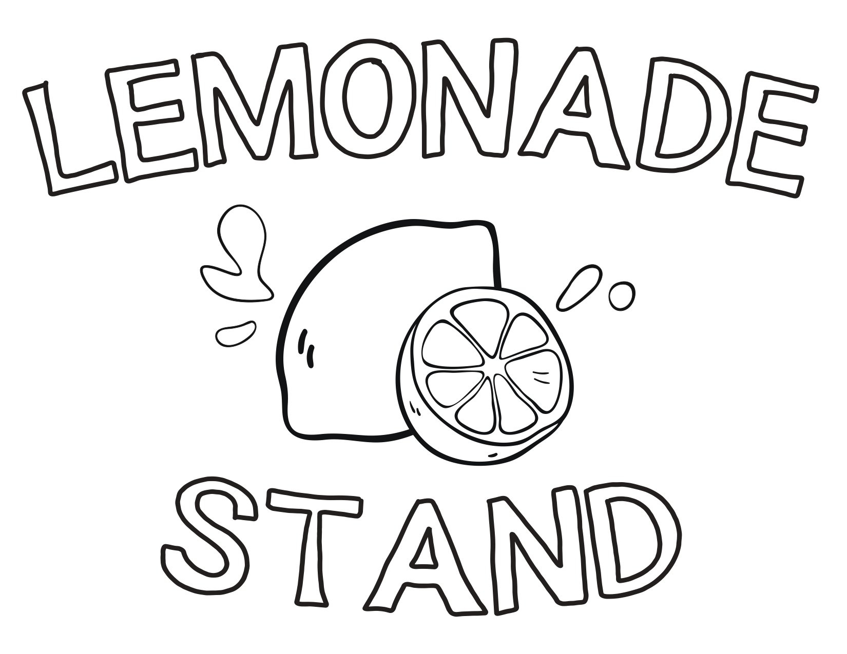 4 Printable Signs For Your Next Lemonade Stand! - Kosher for Lemonade Stand Printables Free