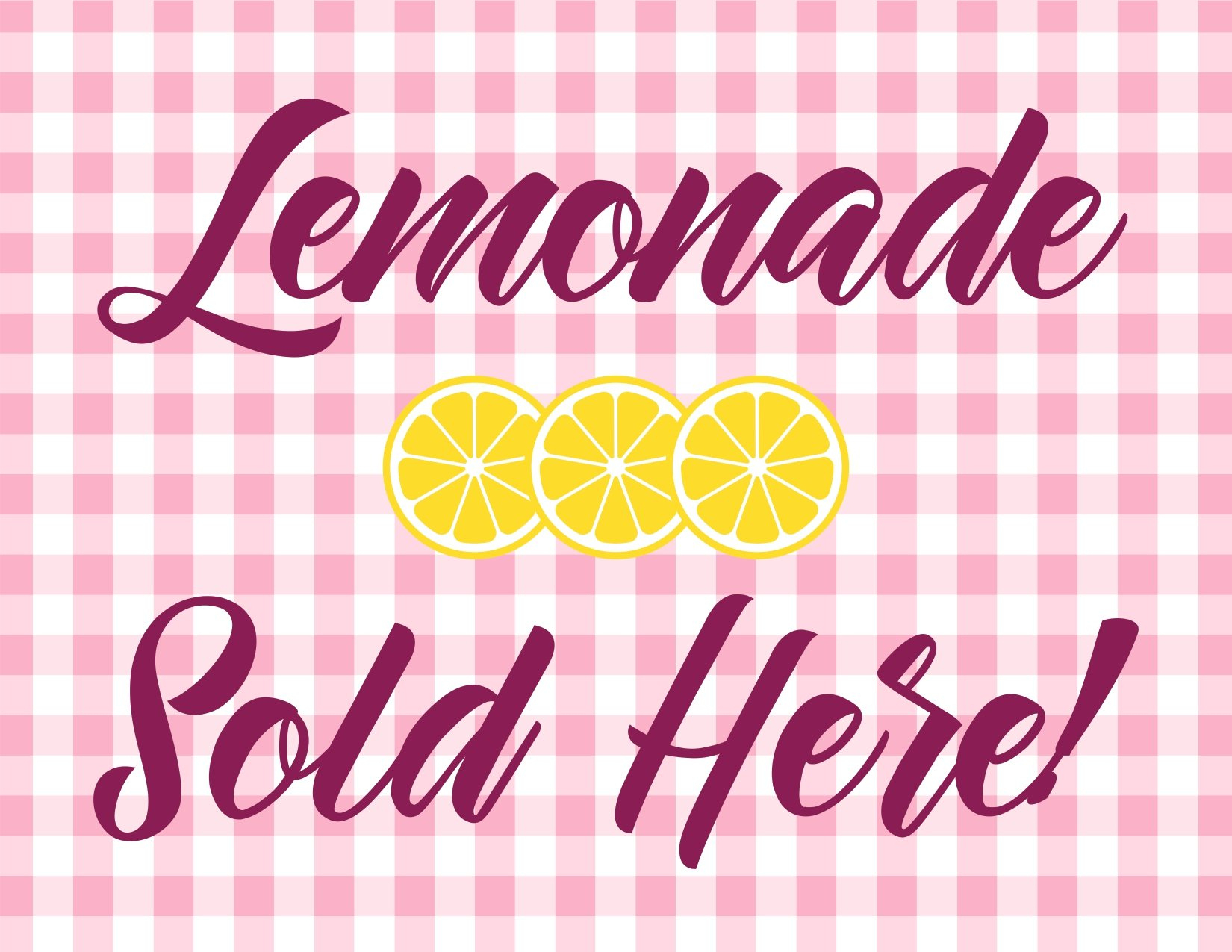 4 Printable Signs For Your Next Lemonade Stand! - Kosher inside Lemonade Stand Printables Free