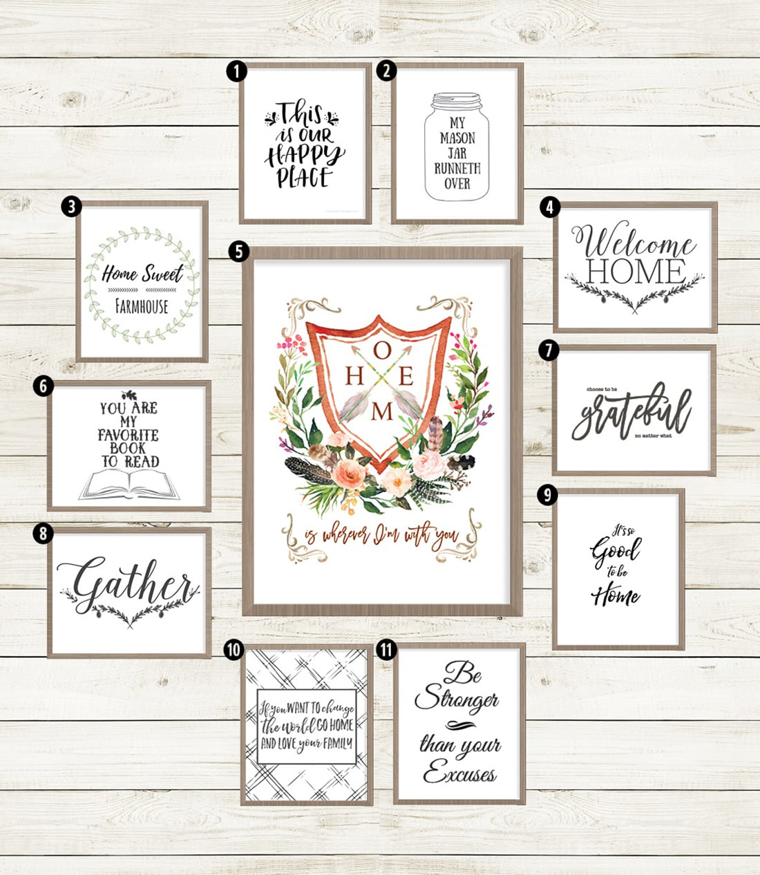 40+ Free Farmhouse Printables For That Fixer Upper Vibe • Little with Free Vintage Farmhouse Printables