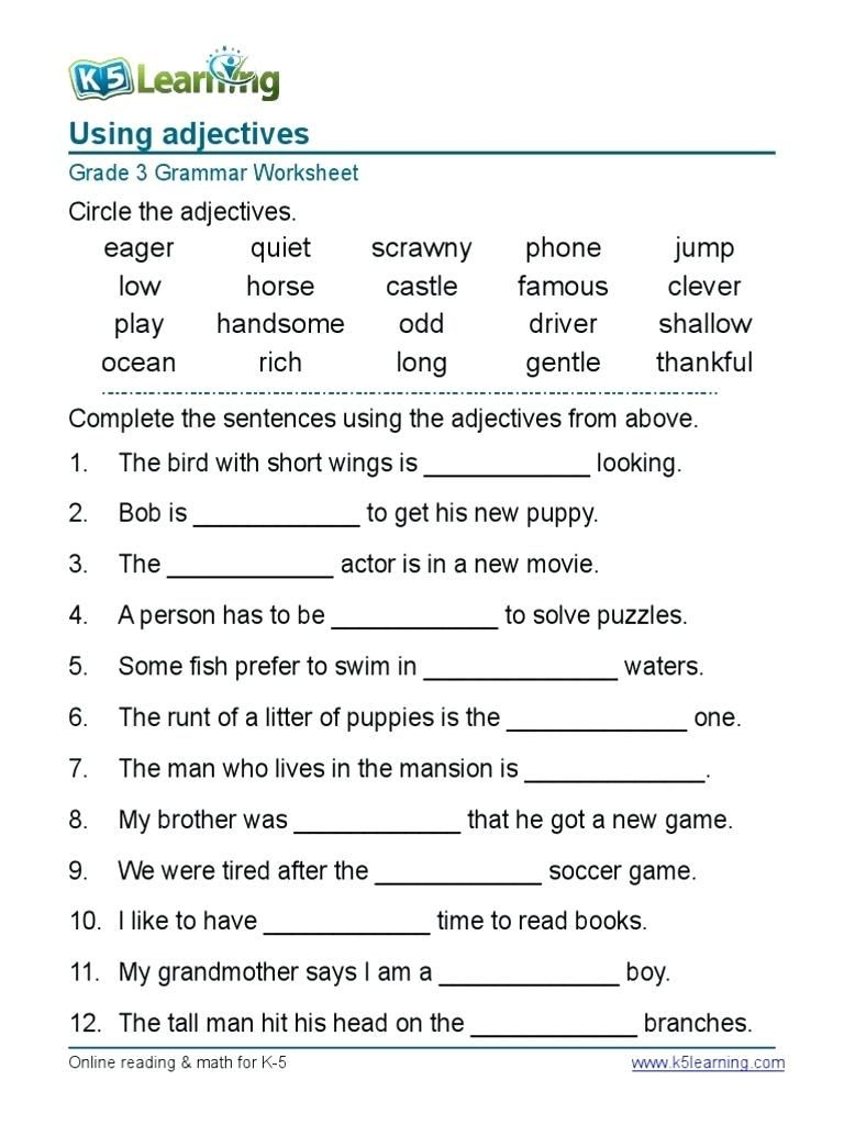 4Th Grade Grammar Worksheets &amp;amp; Activities | Scholastic in Printable Grammar Worksheets For Grade 4