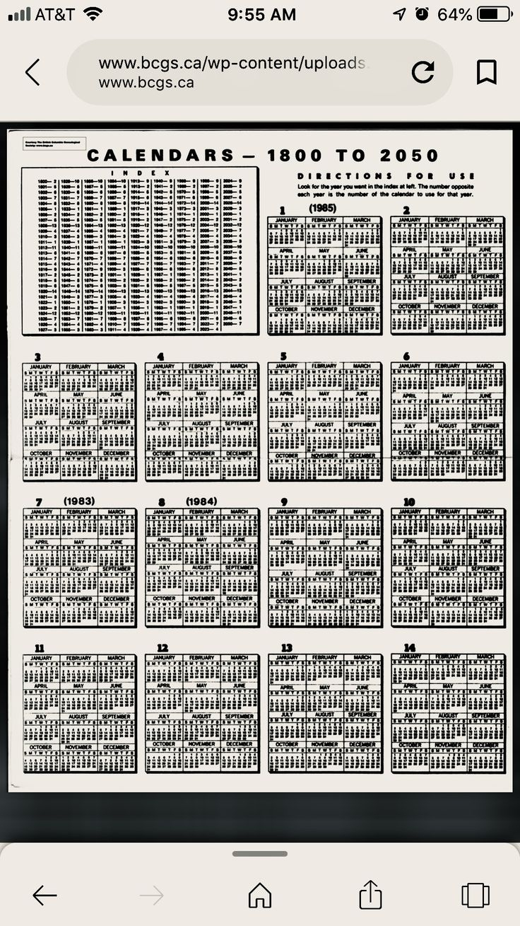 4Th Of July Calendar On Iphone with regard to Free Printable Perpetual Calendar 1800 To 2050
