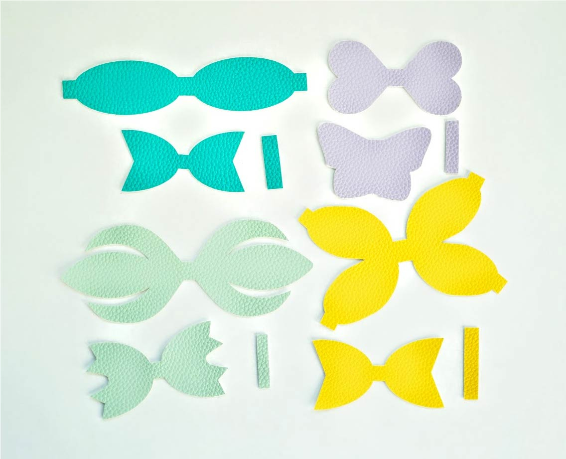 5 Free Hair Bow Templates For Svg Faux Leather Projects throughout Faux Leather Bow Template Free Printable