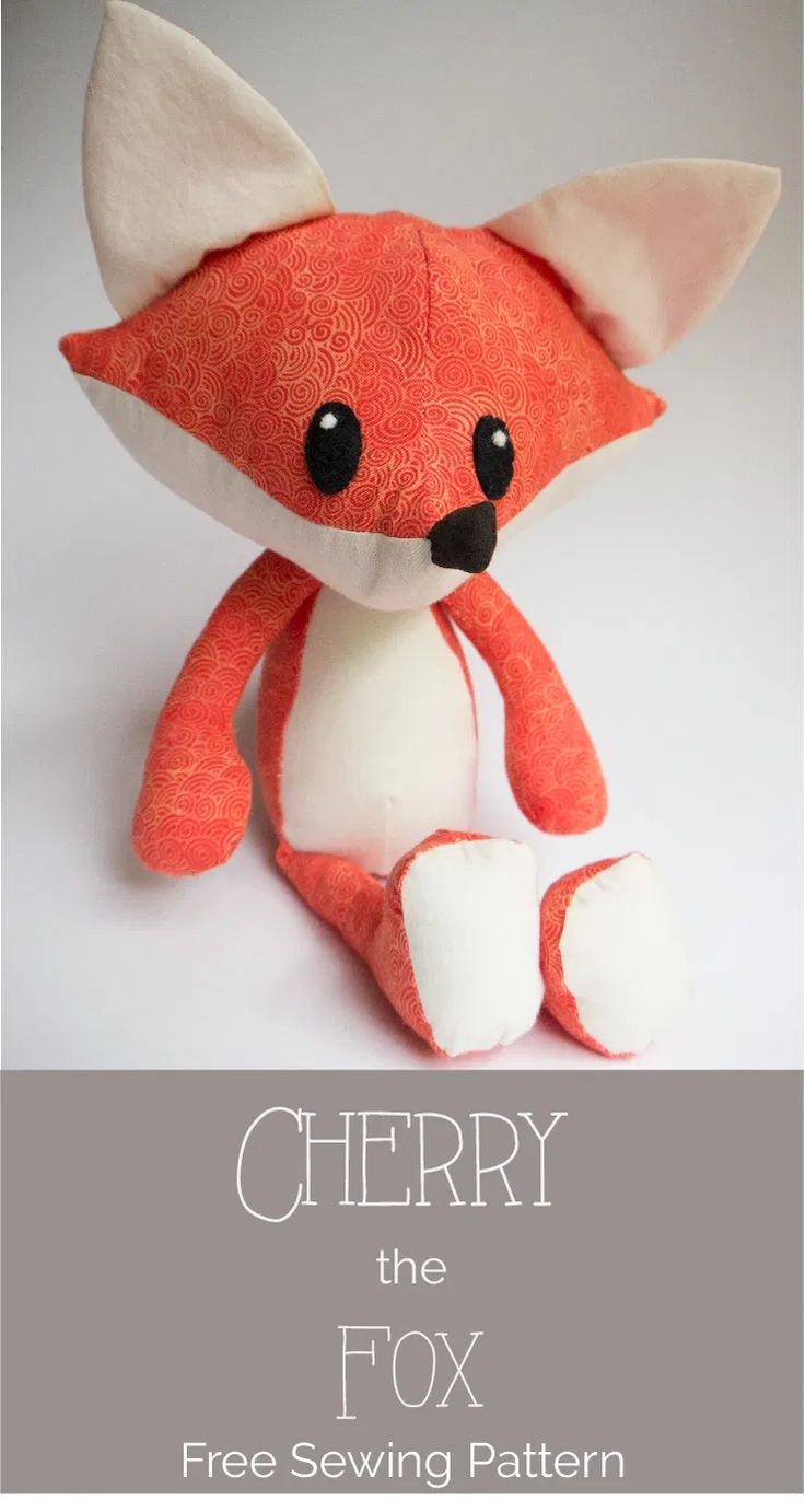 50+ Free Printable Stuffed Animal Patterns - Swoodson Says inside Printable Free Fox Sewing Pattern