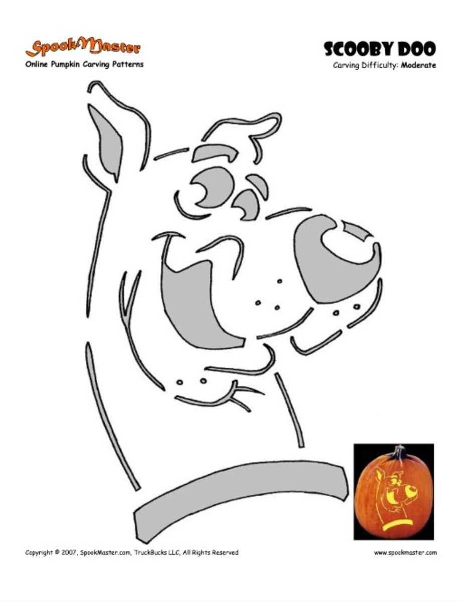 50 Printable Pumpkin Carving Stencils To Use As Templates - Parade for Free Printable Scooby Doo Pumpkin Carving Template