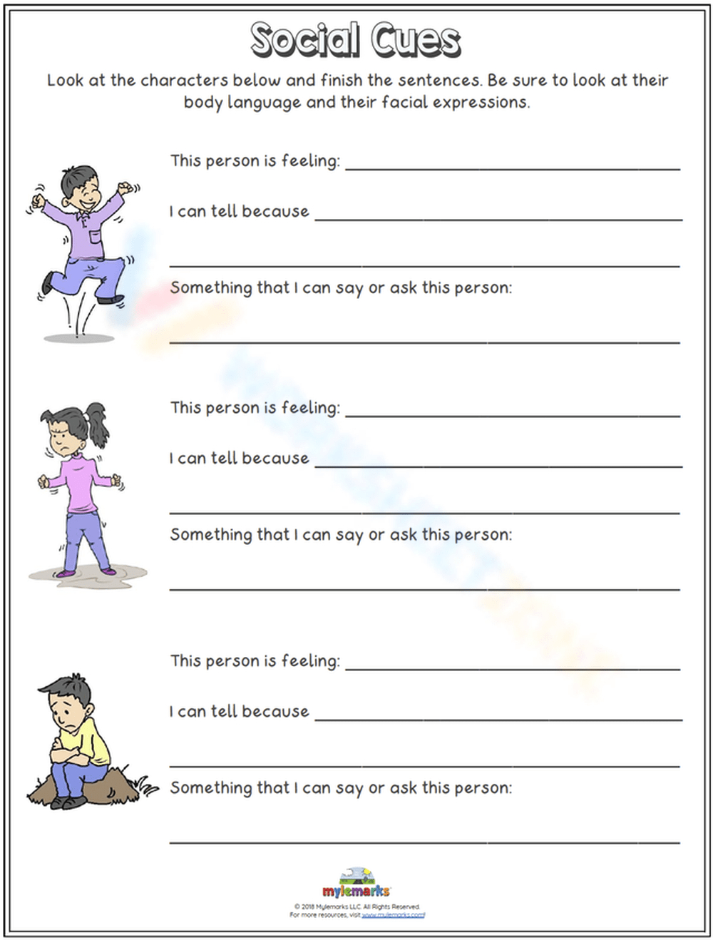 500+ Free Printable Social Skill Worksheets For All Ages throughout Free Printable Social Skills Worksheets