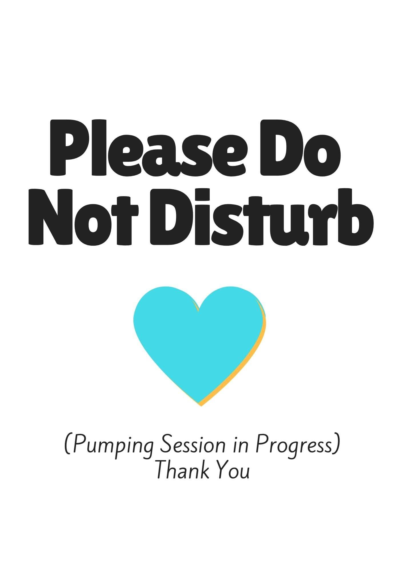 6 Free Pumping In Progress Signs! — Milkology® in Pumping In Progress Sign Printable