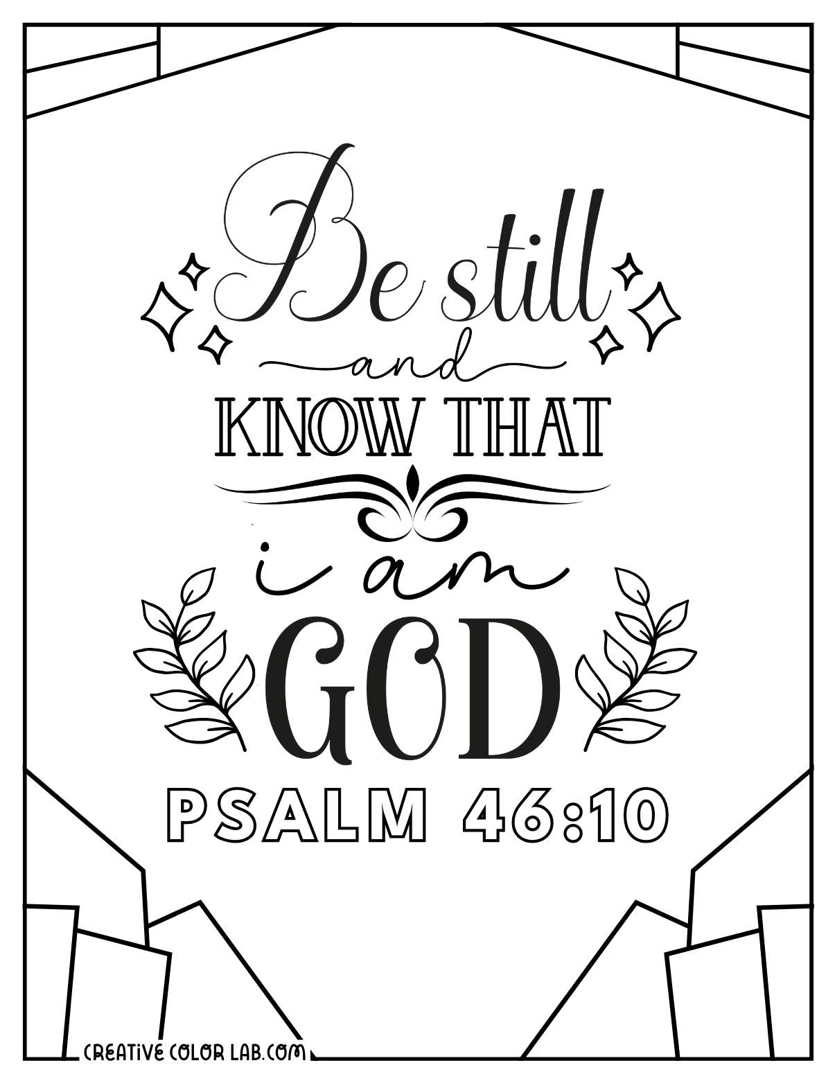 61 Bible Verse Coloring Pages | Free Printable Christian Quotes pertaining to Free Printable Bible Color Pages