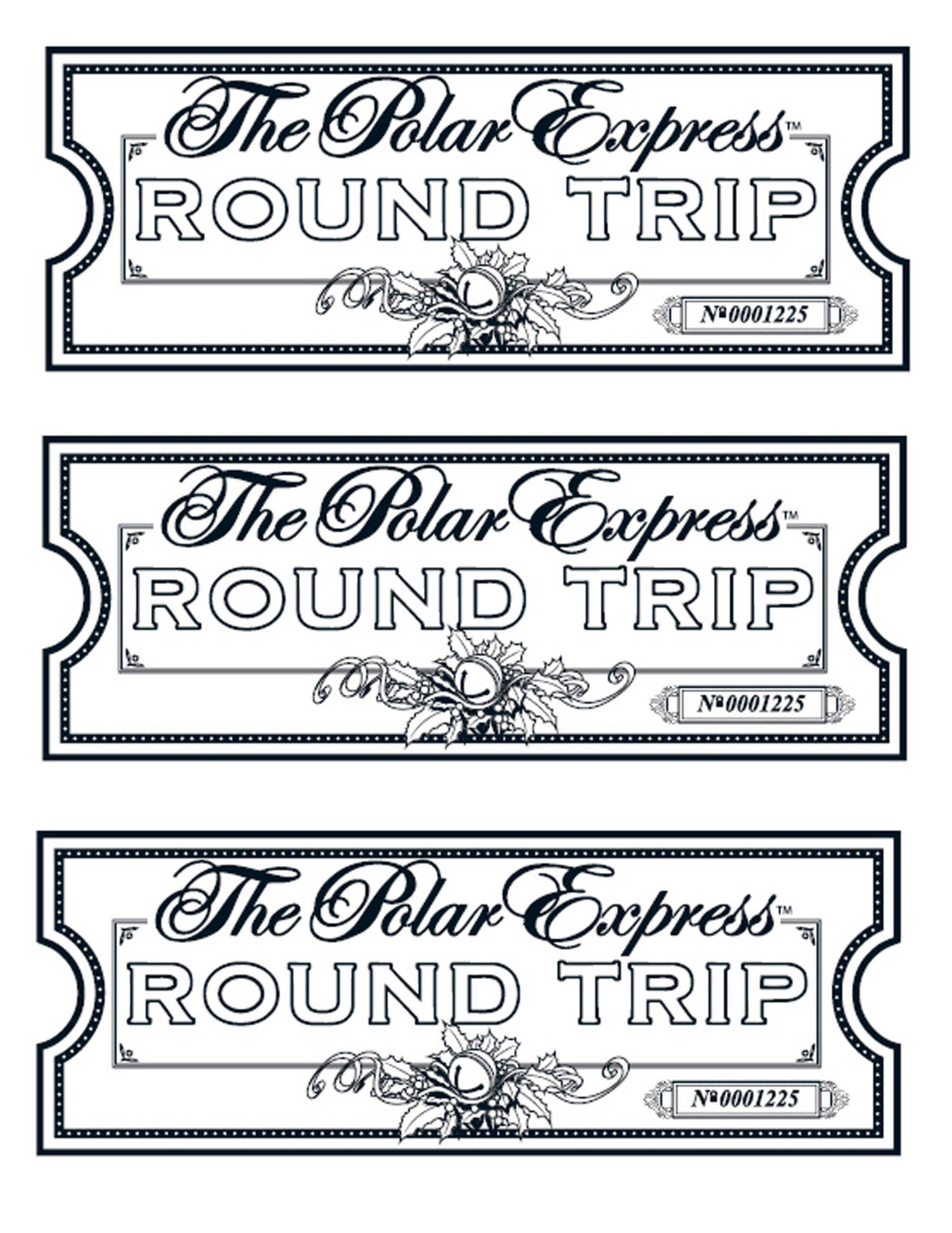 7 Polar Express Ideas | Polar Express, Polar Express Party, Polar intended for Polar Express Ticket Printable Black and White