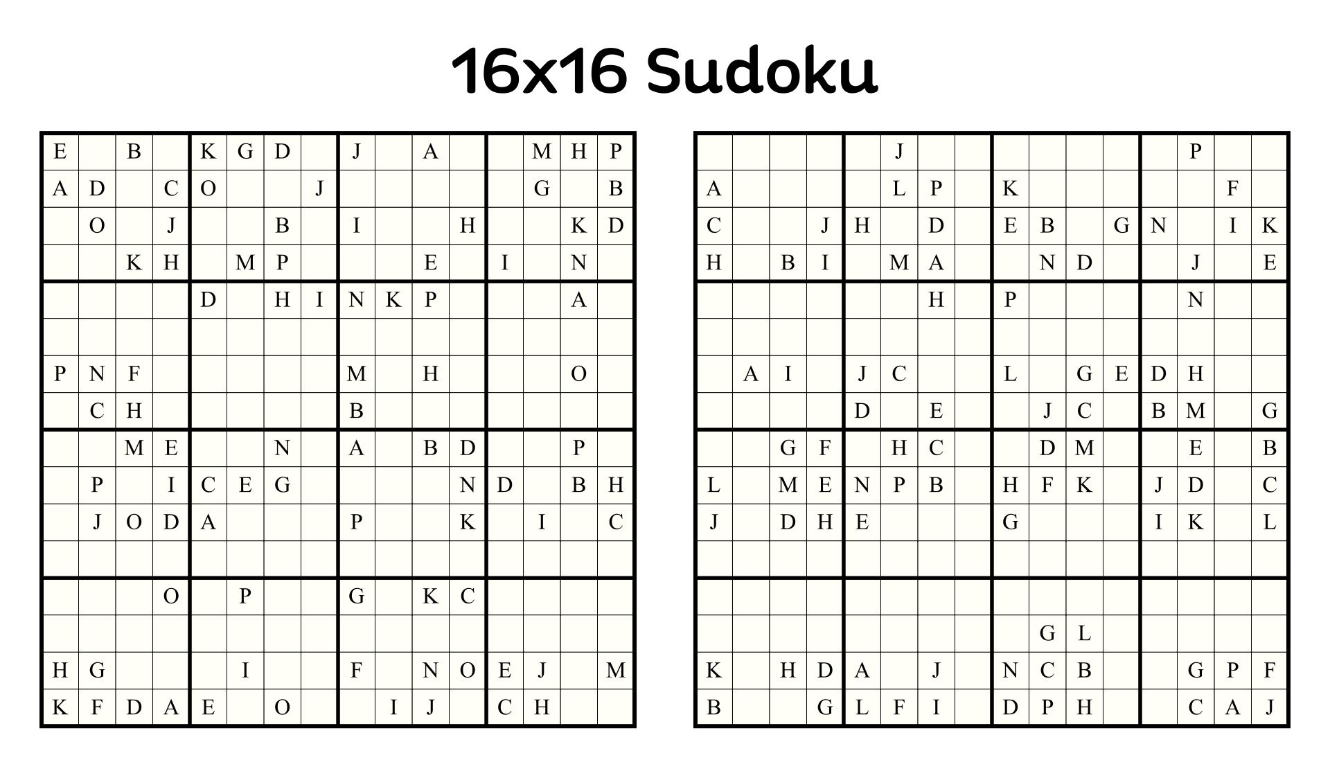 72 Free Printable Sudoku Puzzles | Saturdaygift - Worksheets Library pertaining to Free Printable 16x16 Sudoku Puzzles