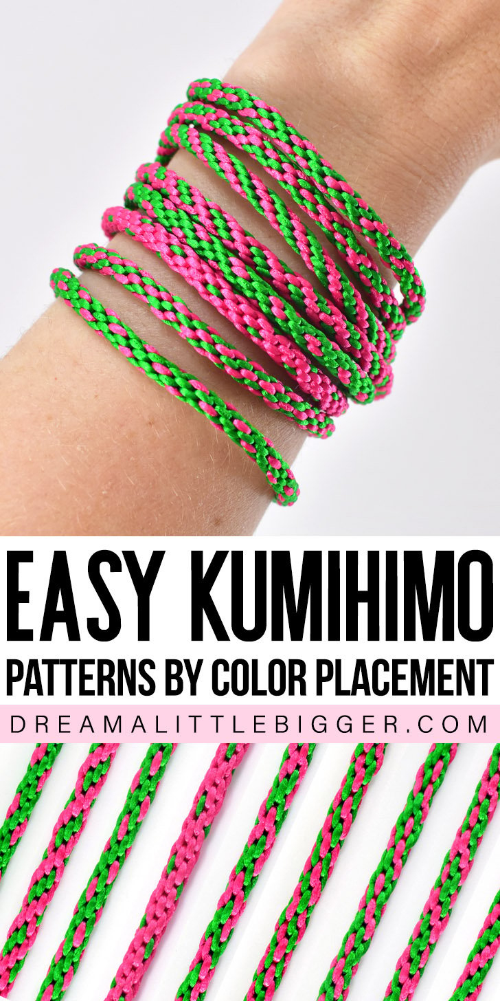 8 Strand Kumihimo Patternscolor Placement ⋆ Dream A Little Bigger with regard to Printable Free 8 Strand Kumihimo Patterns
