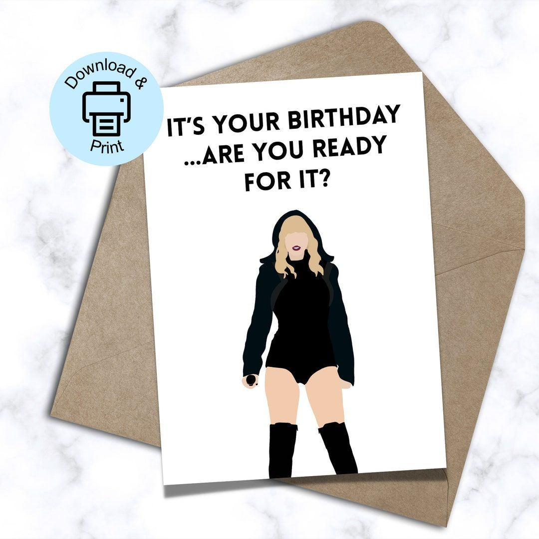 8 Taylor Swift-Ideen with regard to Taylor Swift Birthday Card Free Printable