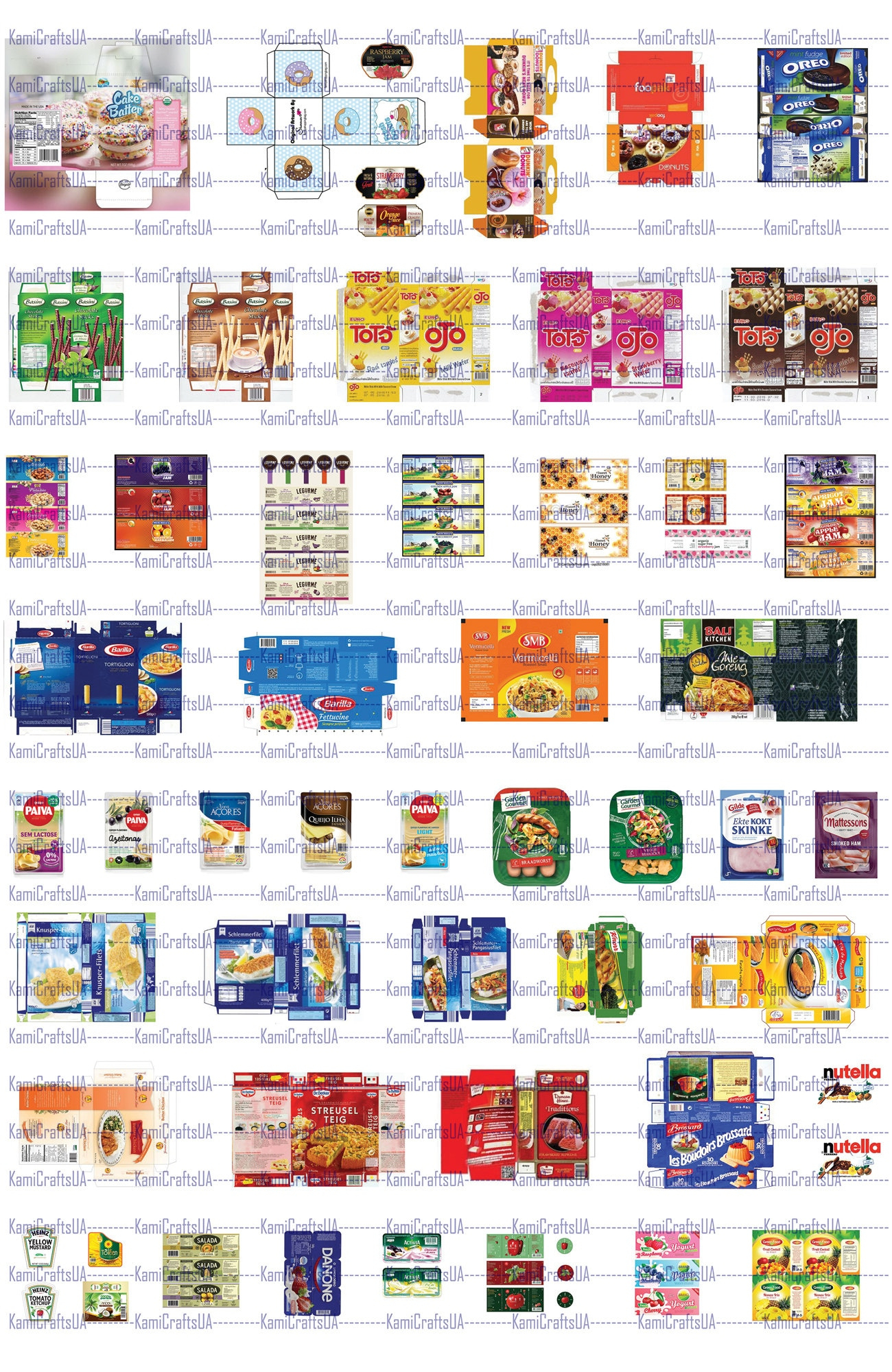 80 Printable Miniature Food For Miniature Dollhouse 1:12 Scale with regard to Free Printable Grocery Store Barbie Food Printables