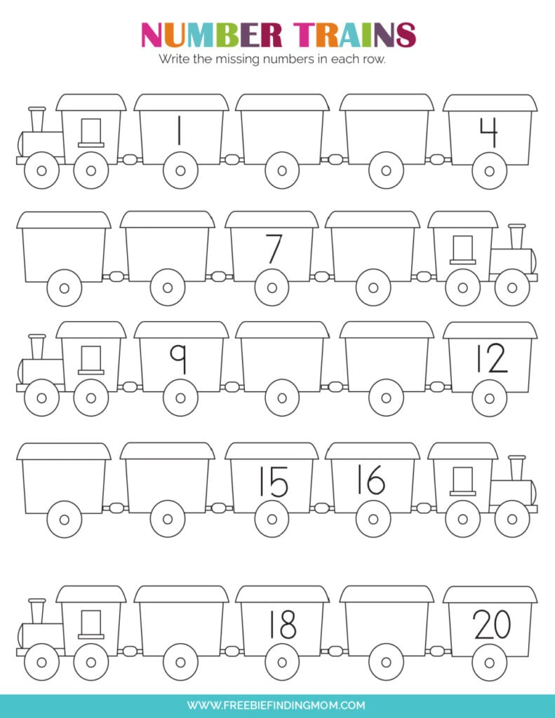 9 Free Printable Number Worksheets For Kindergarten - Freebie throughout Preschool Numbers Worksheet Printable