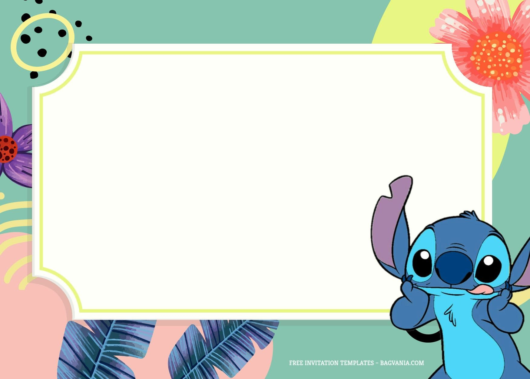 9+ Happy Summer With Lilo And Stitch Birthday Invitation Templates within Free Printable Stitch Invitation Layout