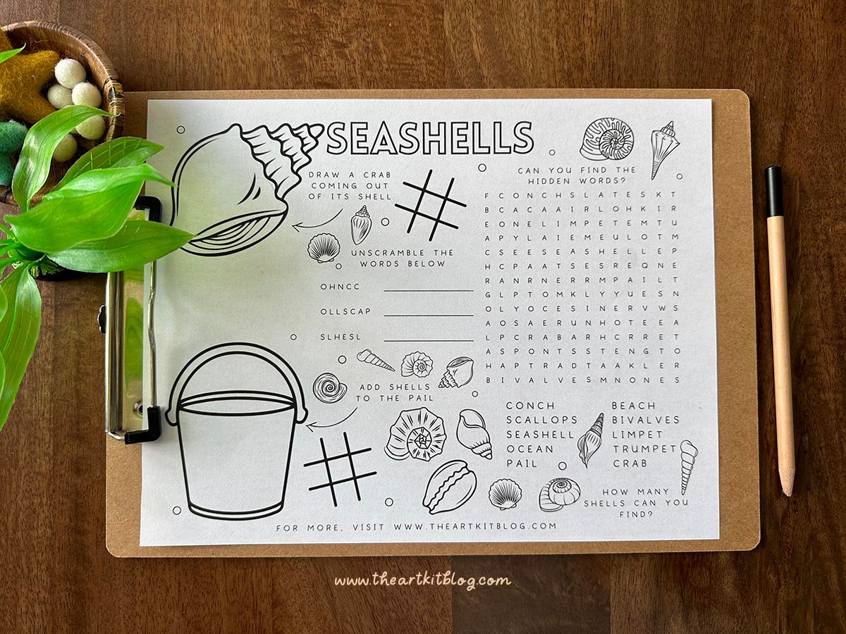 Activity Placemats Archives - The Art Kit inside Free Printable Activity Placemats
