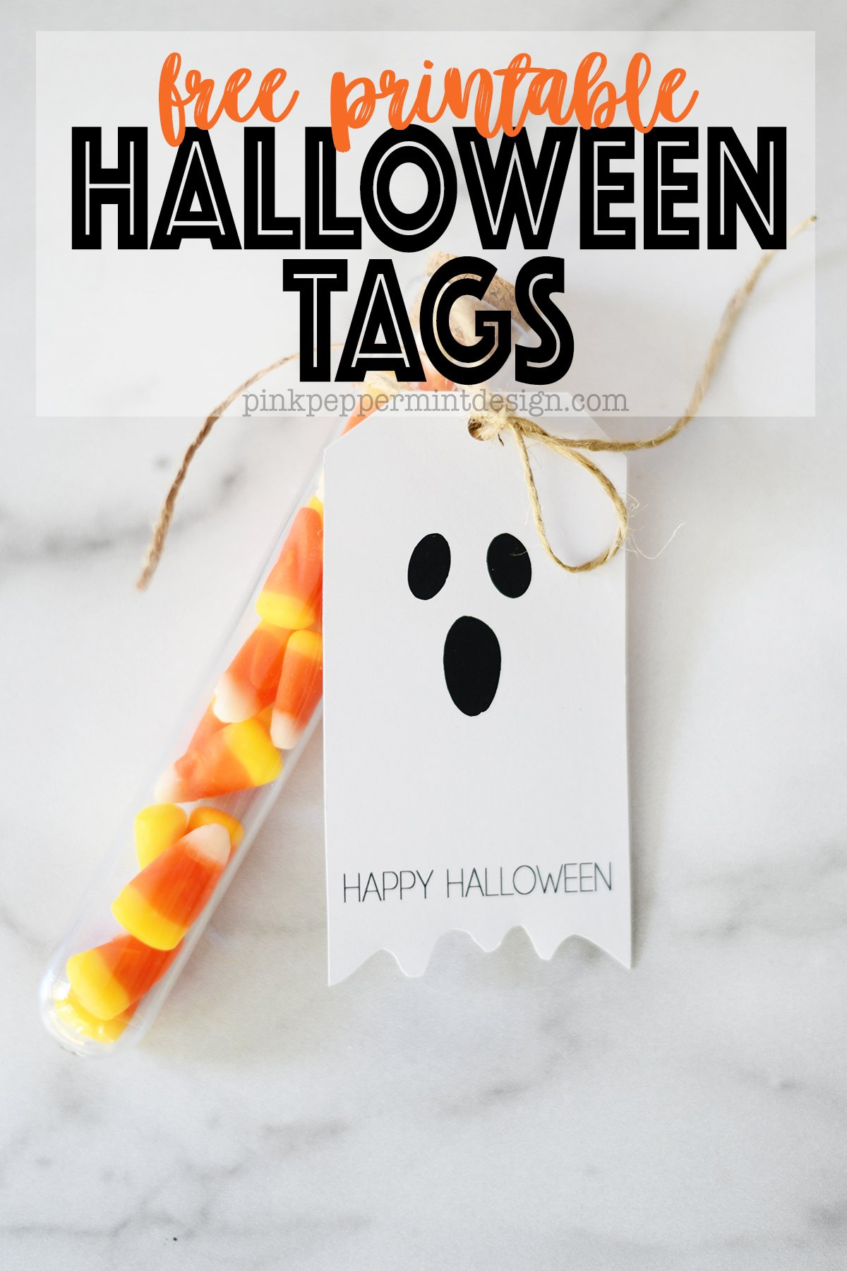 Adorable Free Printable Halloween Tags - Ghosts — Pink Peppermint regarding Free Printable Printable Halloween Tags For Goodie Bags
