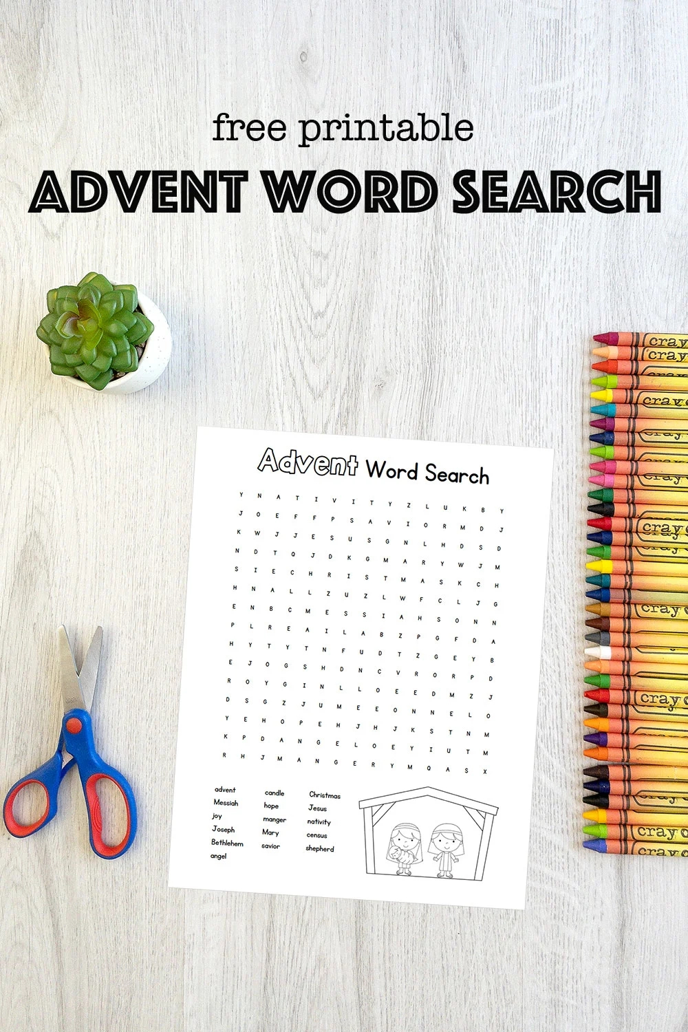 Advent Word Search – Mary Martha Mama with regard to Advent Word Search Free Printable