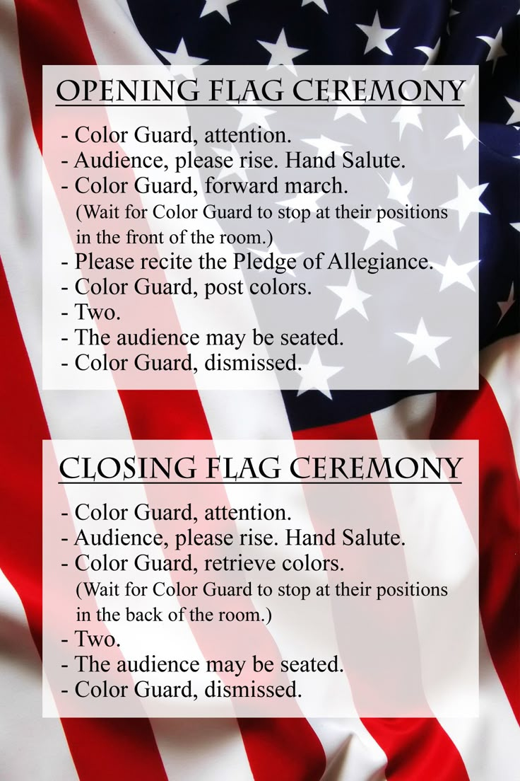 After Seeing Many Of The Boys Forget To Say, &amp;quot;Hand Salute&amp;quot;, And with Cub Scout Flag Ceremony Printable
