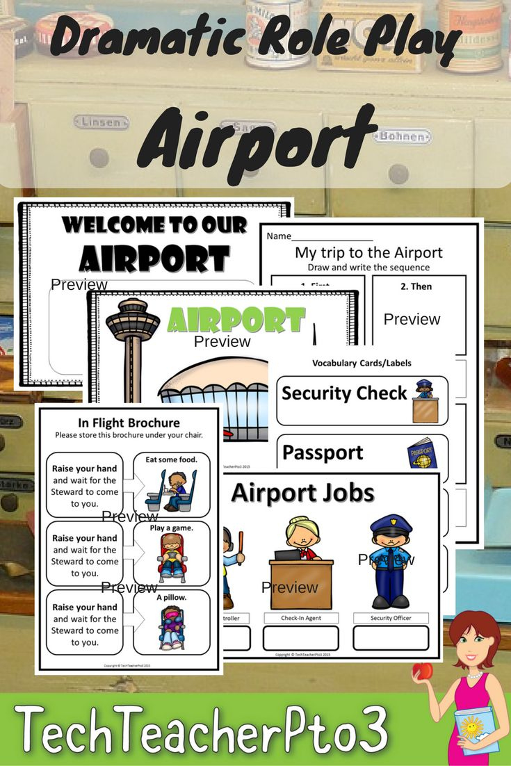 Airport Dramatic Play pertaining to Airport Dramatic Play Free Printables