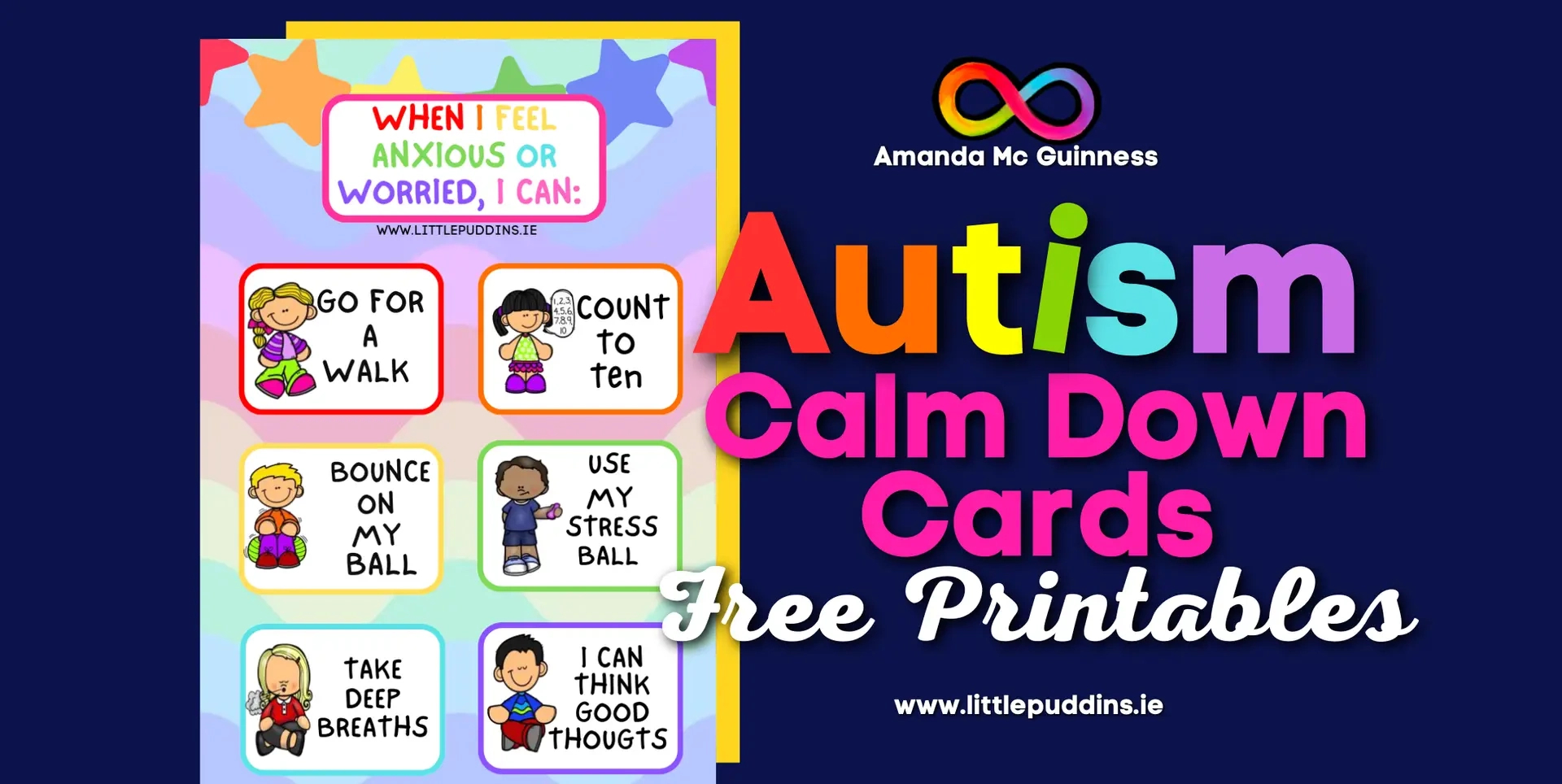 Autism Calm Down Cards – Little Puddins Autism Specialist Free regarding Calm Down Cards Free Printable