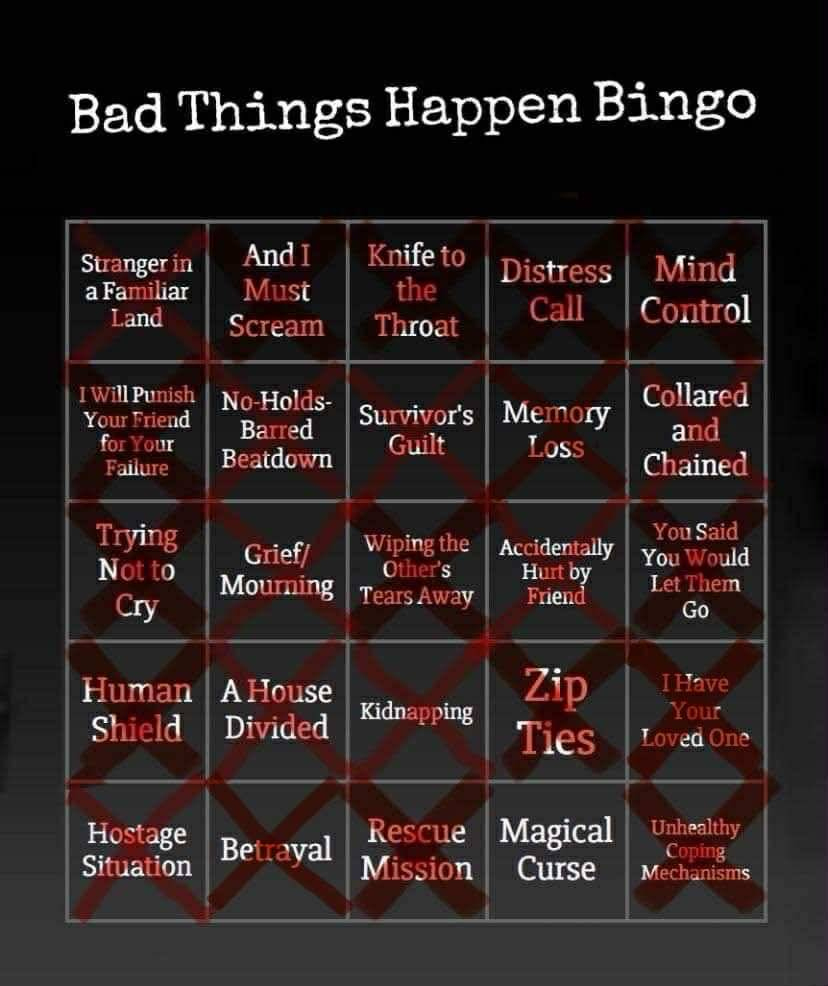 Badthingshappenbingo On Tumblr within Kill Tony Bingo Card