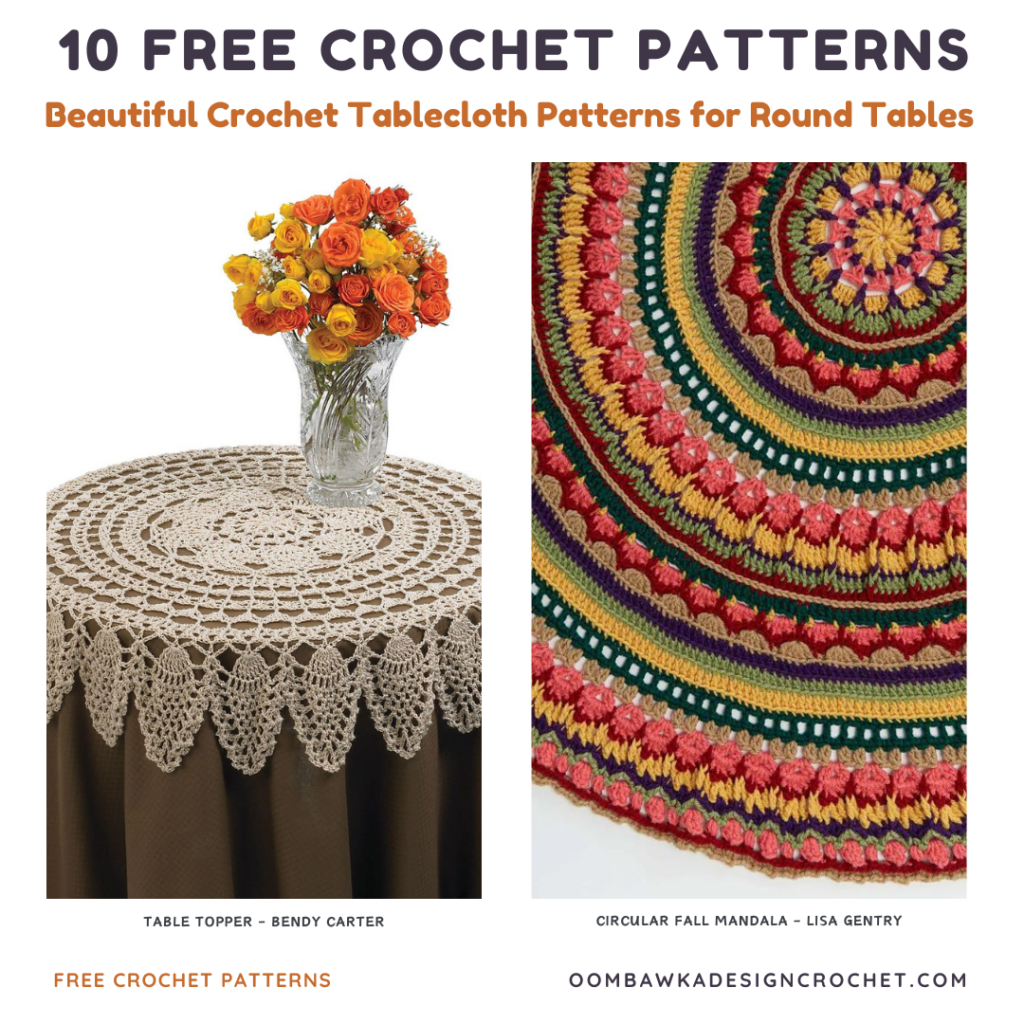 Beautiful Free Crochet Tablecloth Patterns For Round Tables throughout Printable Crochet Round Tablecloth Pattern Free