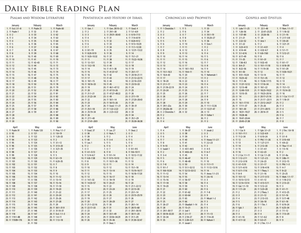 Best Bible Reading Plans For 2025 with regard to Free Printable Bible Reading Plans 2025