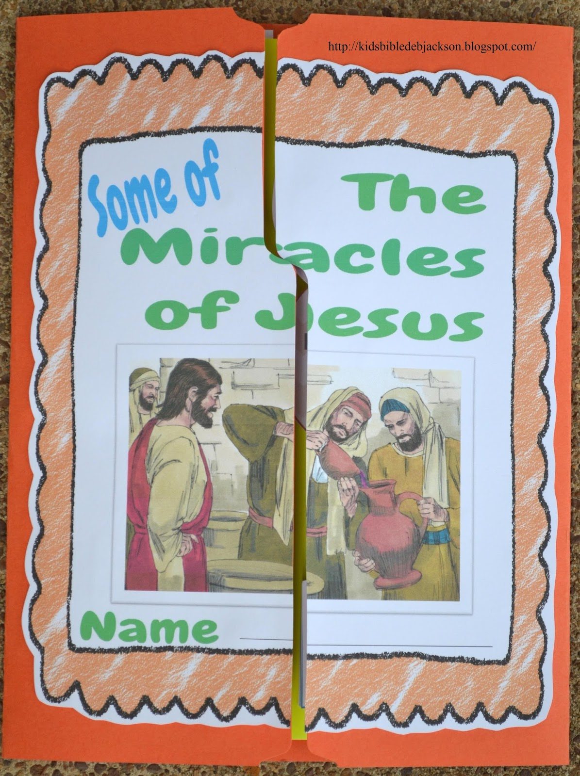 Bible Fun For Kids: Miracles Of Jesus Lapbook pertaining to Free Printable Miracles Of Jesus