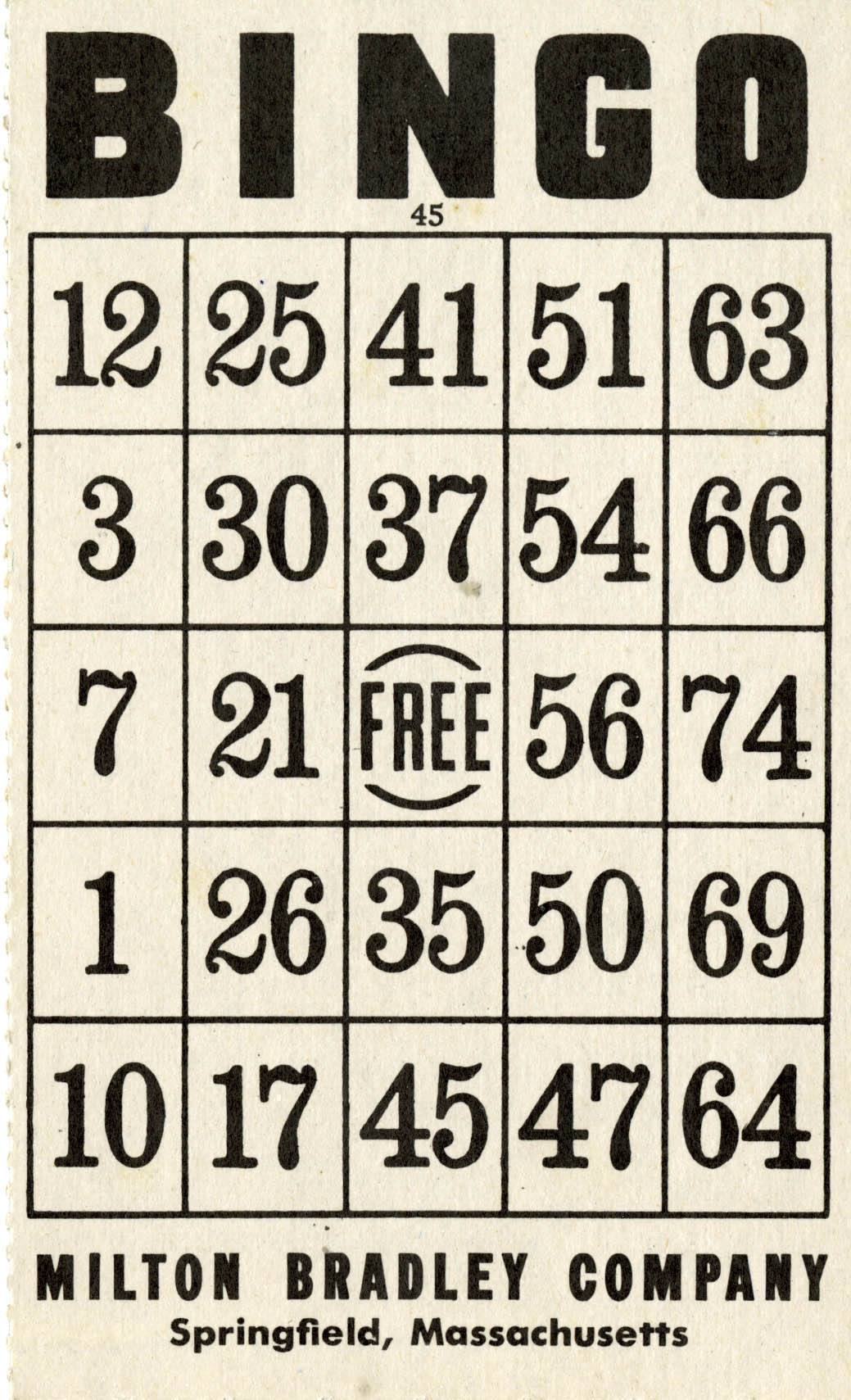 Bingo Card - Wikipedia intended for Is Bingo A Card Game