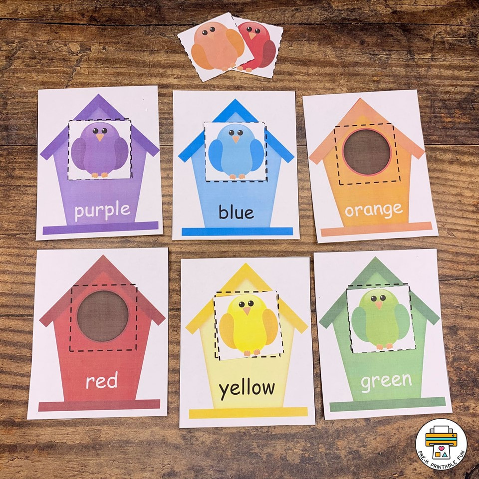 Birds Preschool Activity Pack for Preschool Bird Theme Printables
