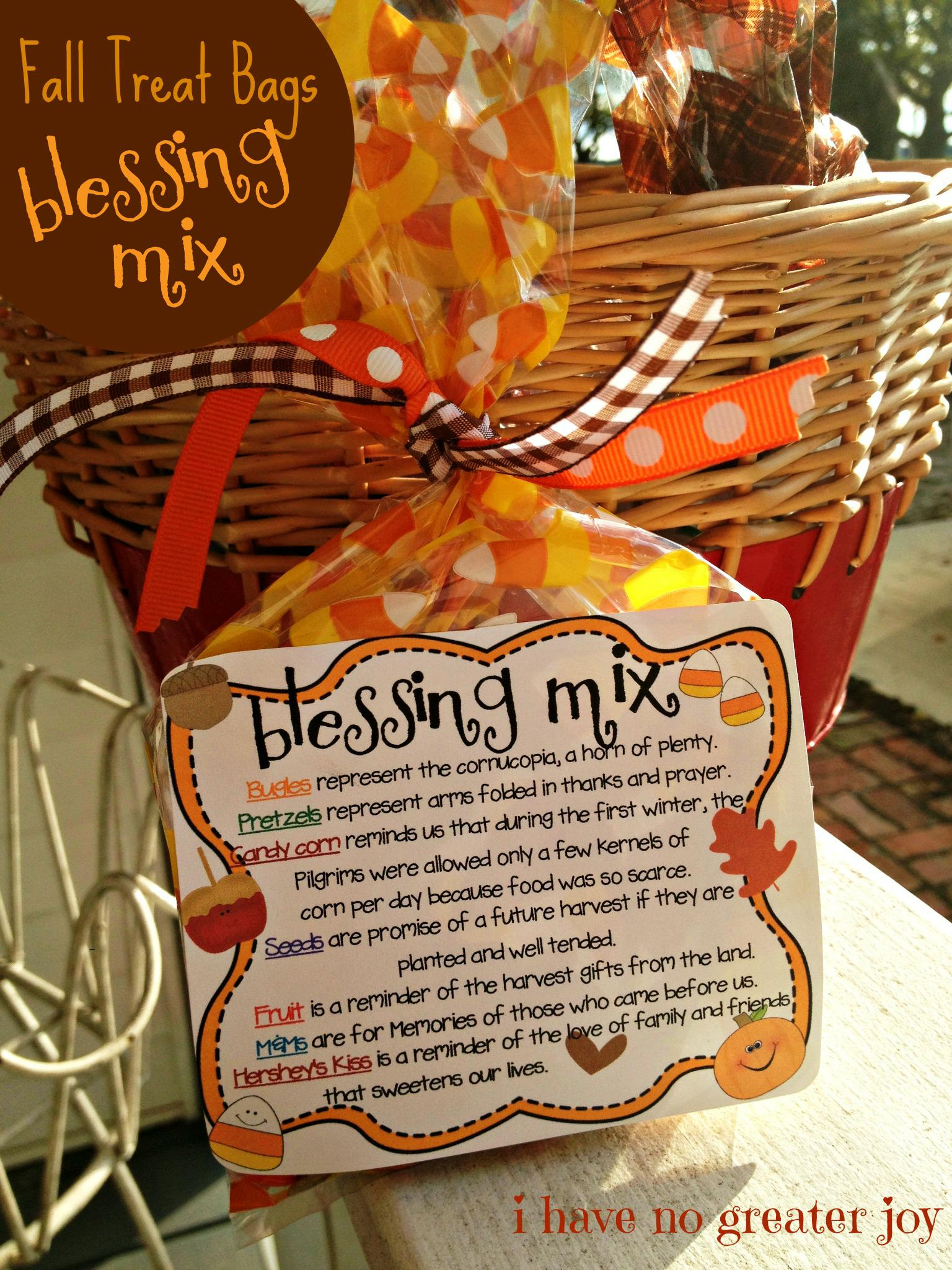 Blessing Mix {Printable} | I Have No Greater Joy for Blessing Mix Free Printable