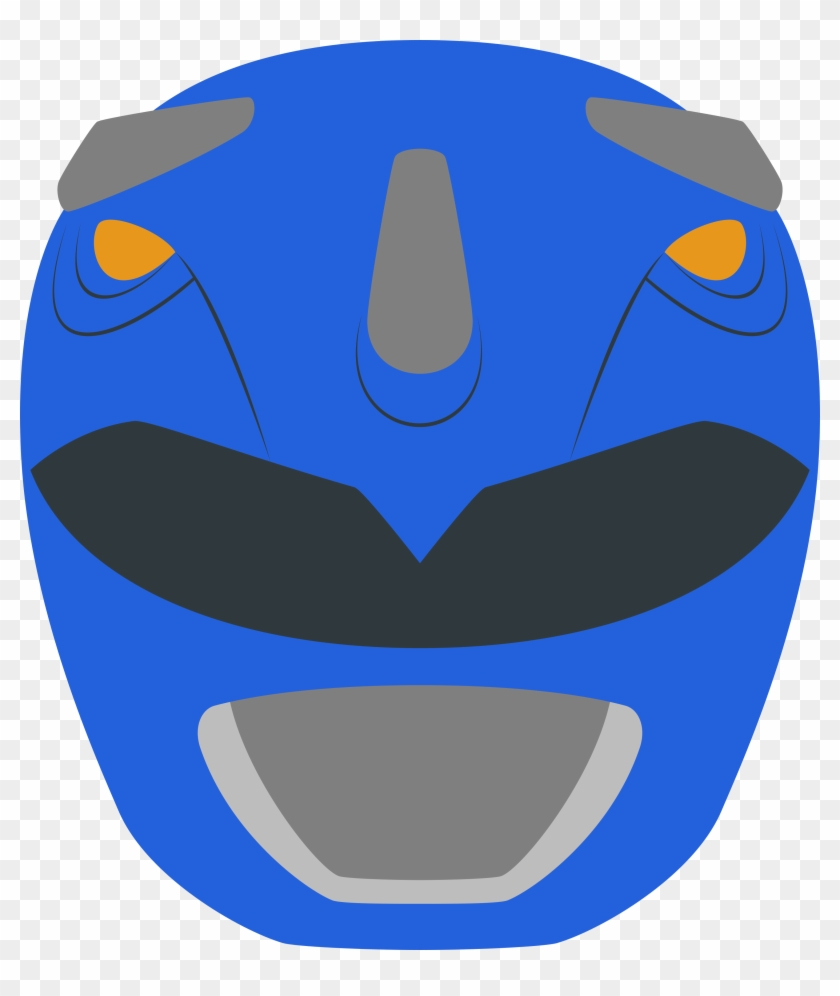 Blue Clipart Power Ranger - Cartoon Power Ranger Helmet - Free within Power Ranger Mask Printable