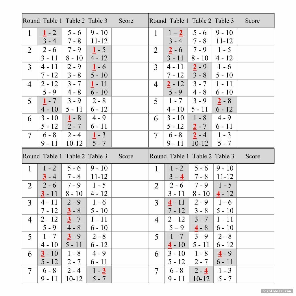 Bridge Tally Cards Printable in Free Printable Party Bridge Tallies