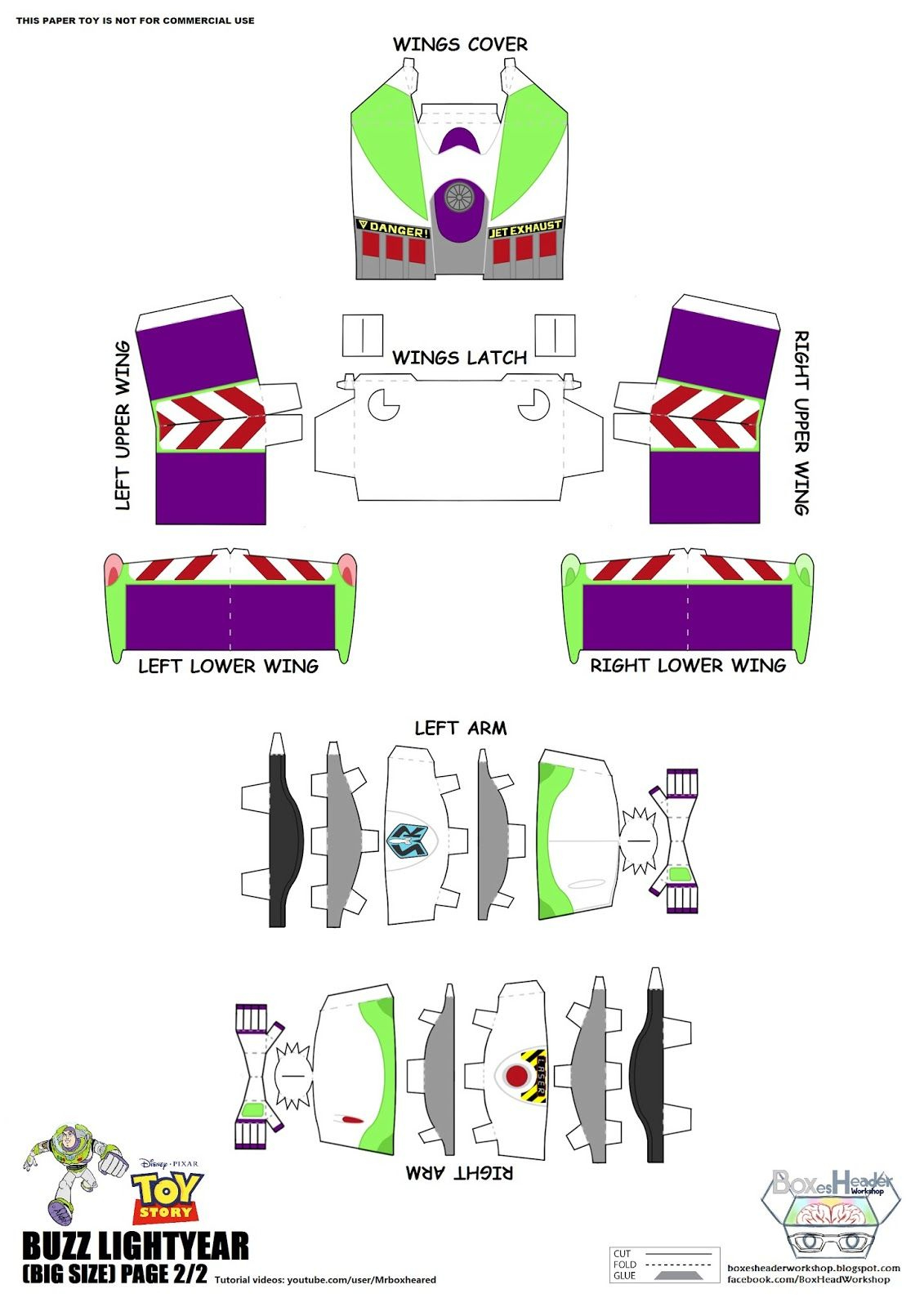 Buzbuz..buzz Lightyear To The Rescue~ within Free Printable Printable Buzz Lightyear Wings Template