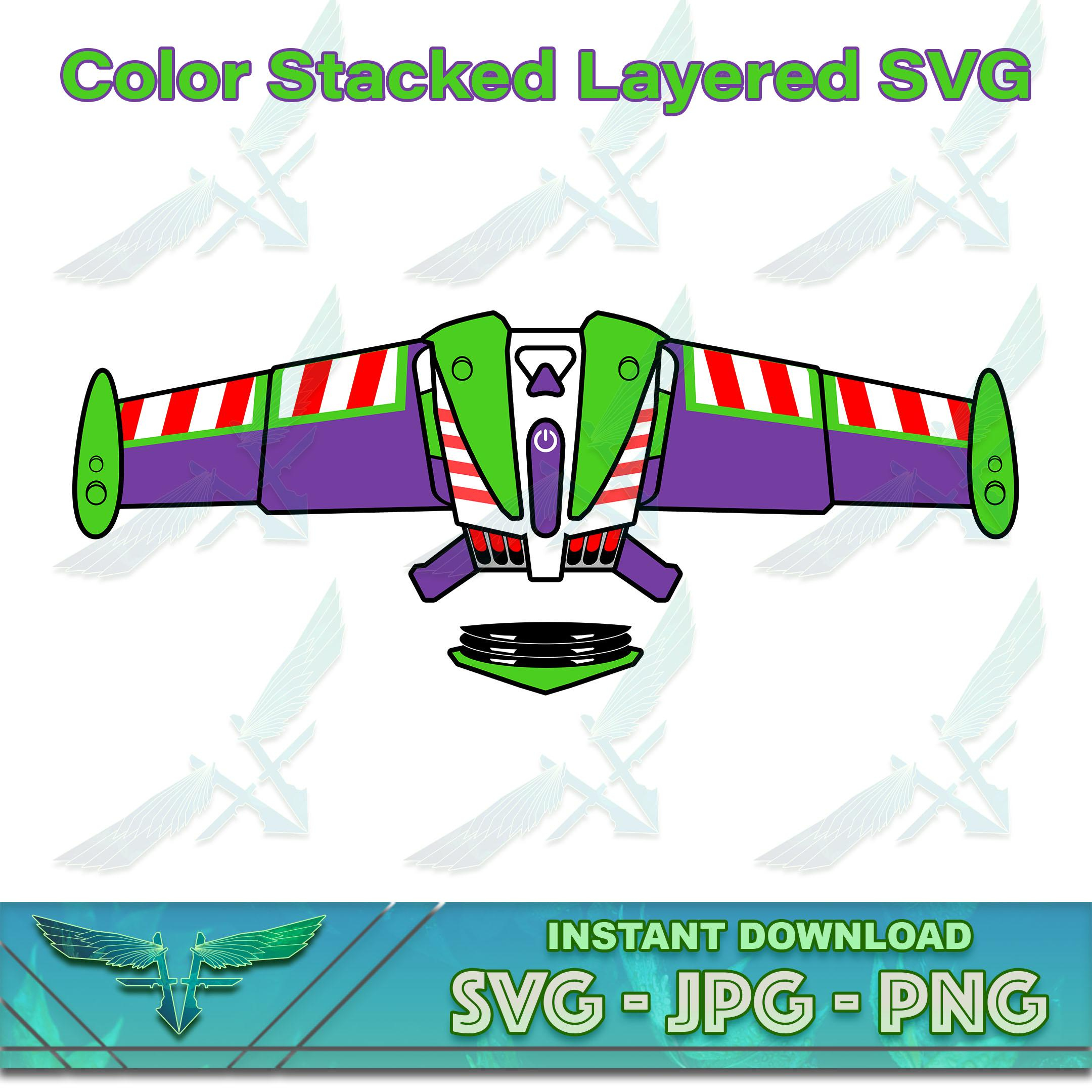 Buzz Lightyear Wing Pdf - Etsy in Free Printable Printable Buzz Lightyear Wings Template