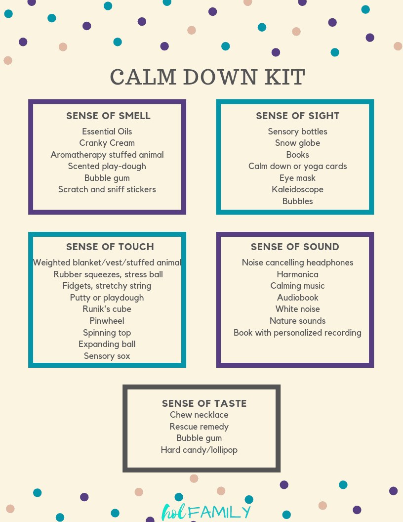 Calm Down Kit Free Printables - Printable Party Favors in Calm Down Kit Free Printables