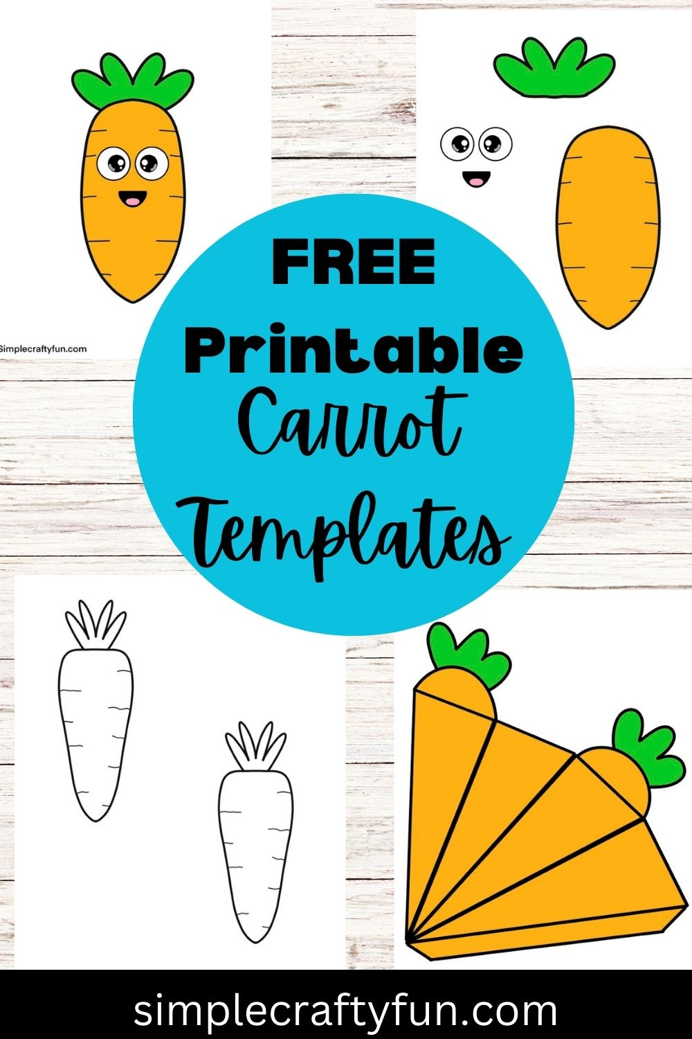 Carrot Template 18 Free Printables - within Cut Out Carrot Template Printable