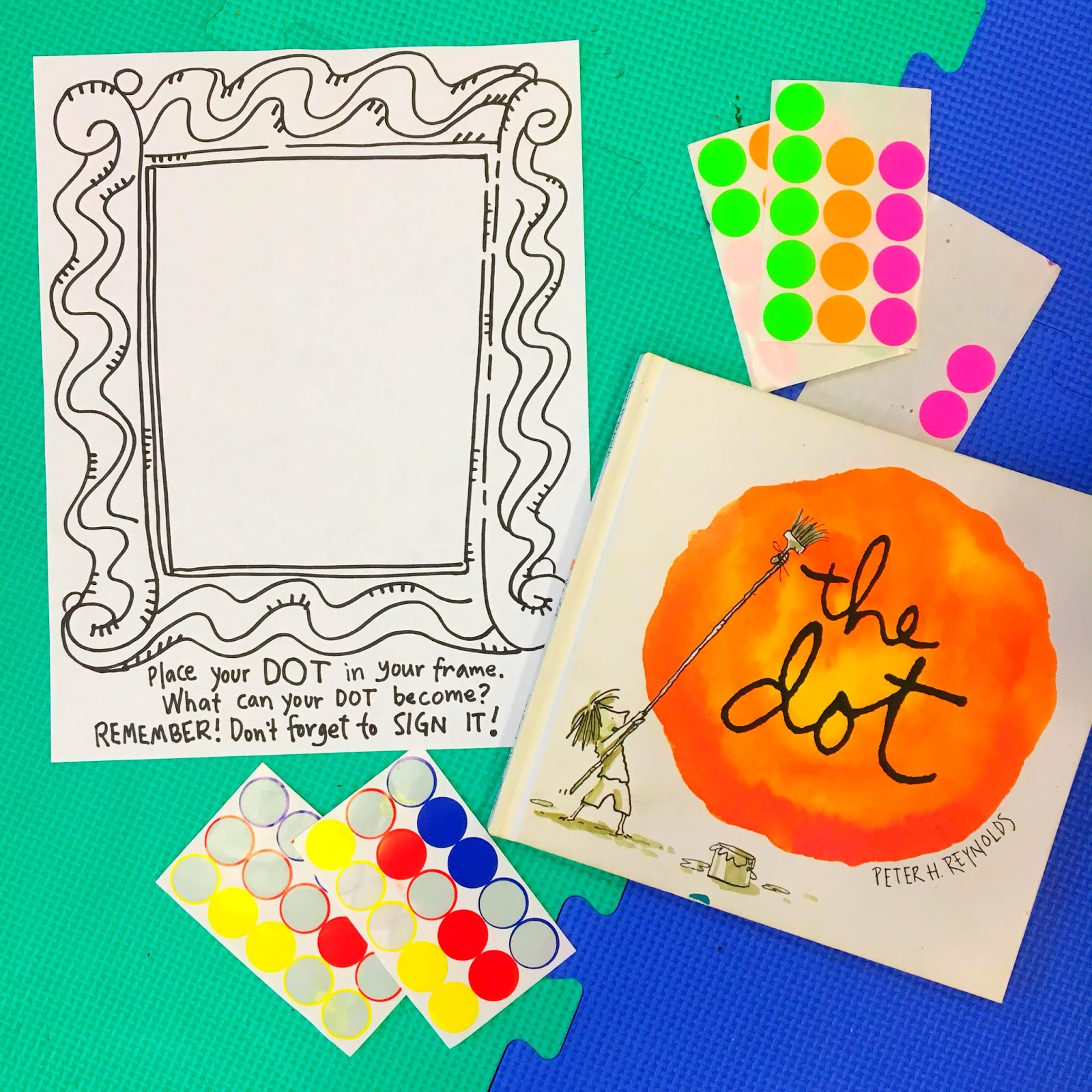 Cassie Stephens: Dot Day Activity Sheet! intended for Classroom Dot Day Printables