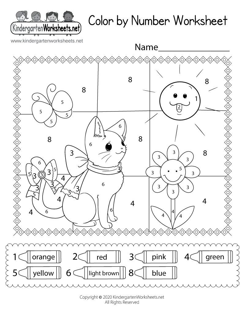 Cat Colornumber Worksheet - Free Printable, Digital, &amp;amp; Pdf intended for Counting Cats Worksheet Printable