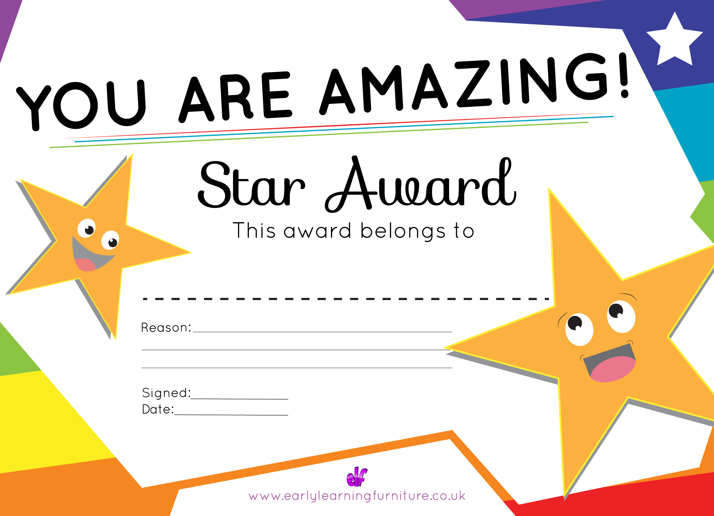 Certificates And Awards - Free Printable Teaching Resources intended for Downloadable Free Printable Certificates and Awards
