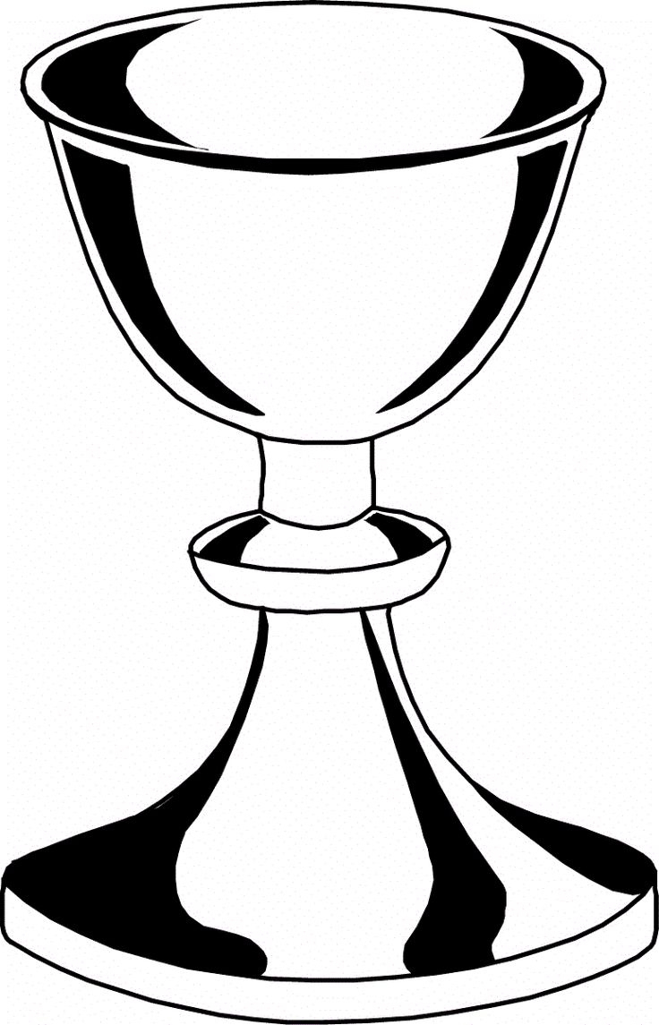 Chalice Clipart - Catholic Christian Art with Free Printable Chalice Template