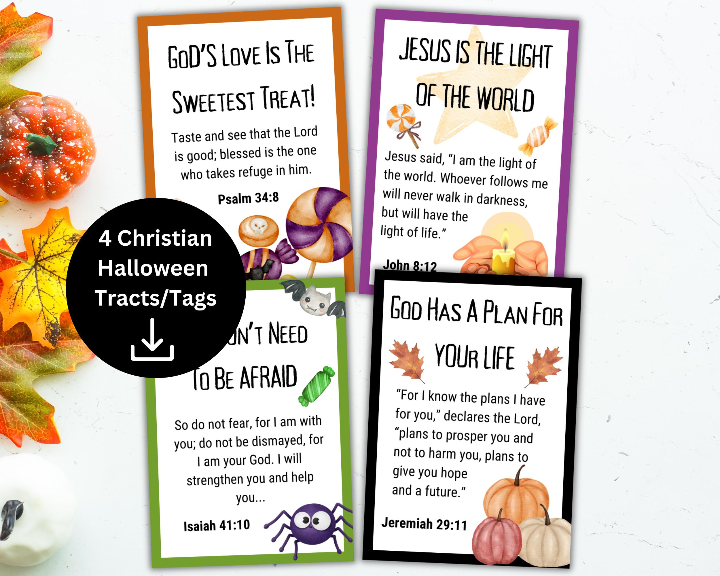 Christian Halloween Tracts Printable, Bible Verse Halloween regarding Halloween Tracts Free Printables